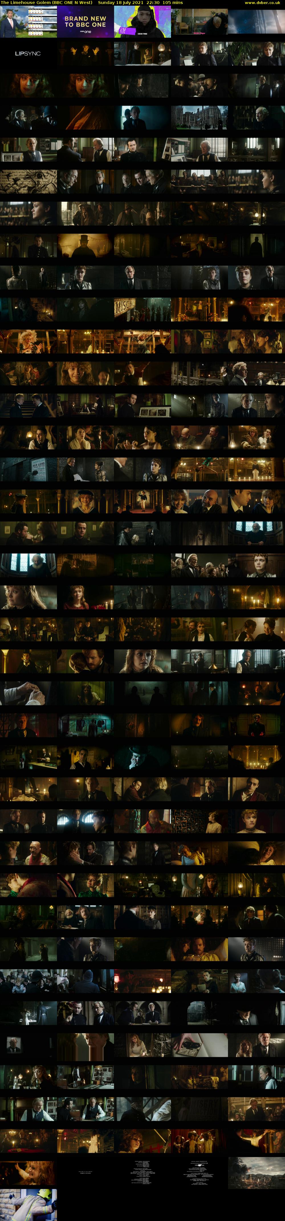 The Limehouse Golem (BBC ONE N West) Sunday 18 July 2021 22:30 - 00:15
