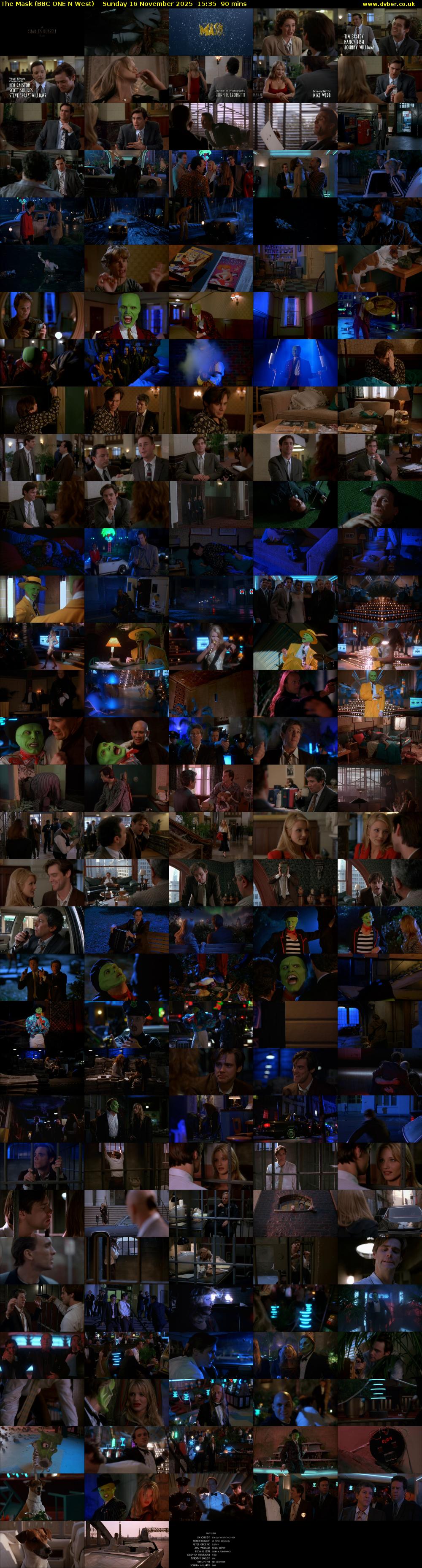 The Mask (BBC ONE N West) Sunday 16 November 2025 15:35 - 17:05