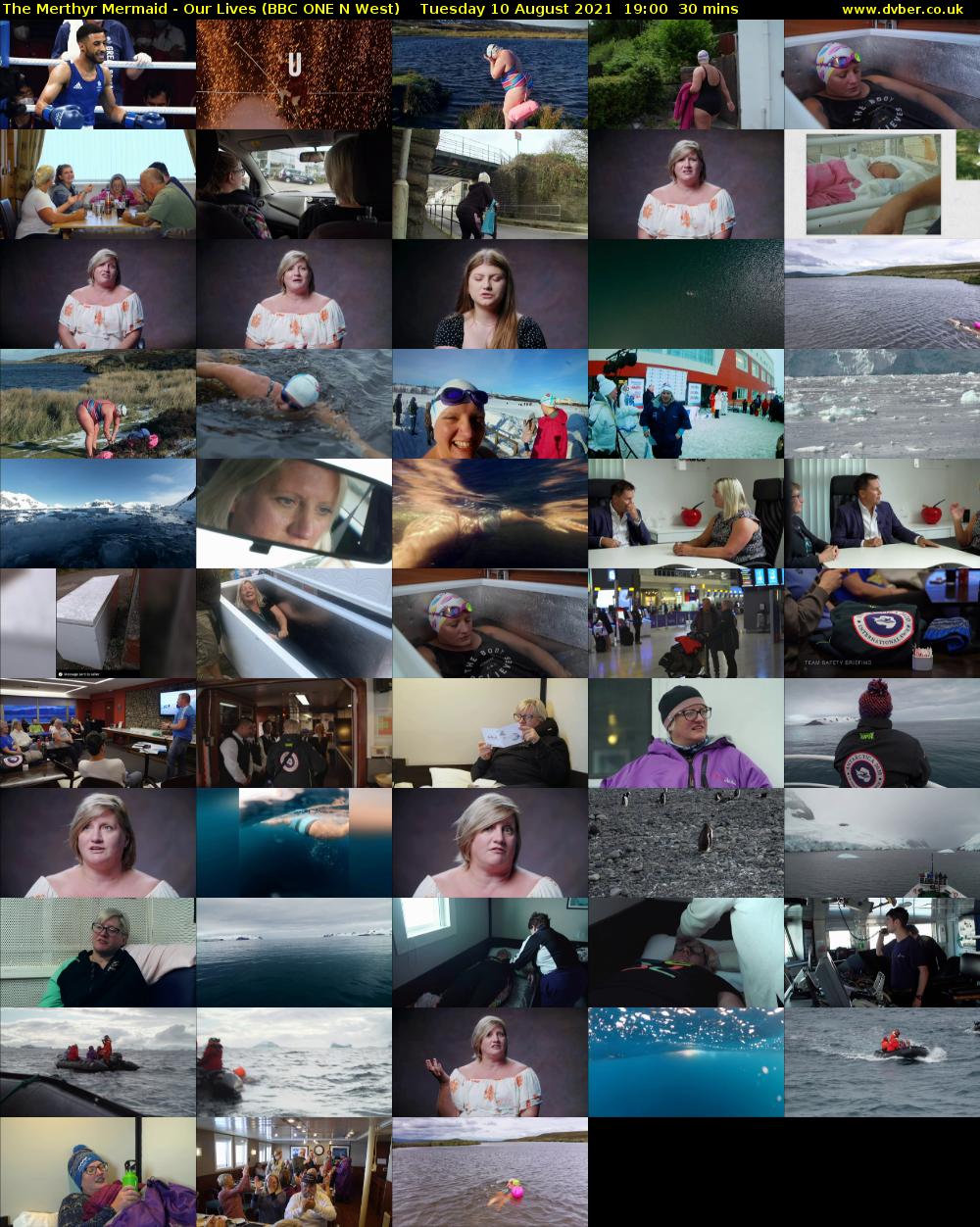The Merthyr Mermaid - Our Lives (BBC ONE N West) Tuesday 10 August 2021 19:00 - 19:30