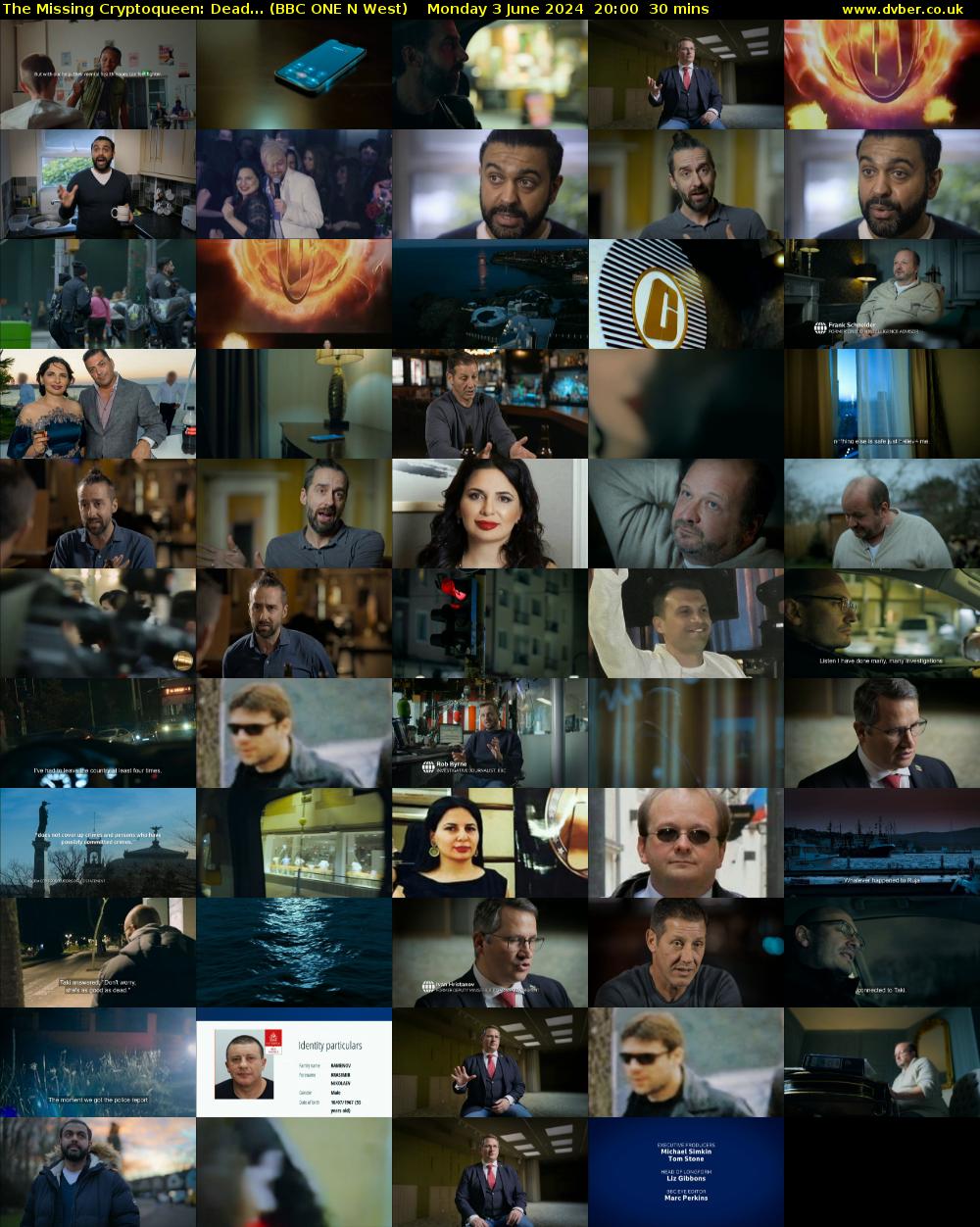 The Missing Cryptoqueen: Dead... (BBC ONE N West) Monday 3 June 2024 20:00 - 20:30