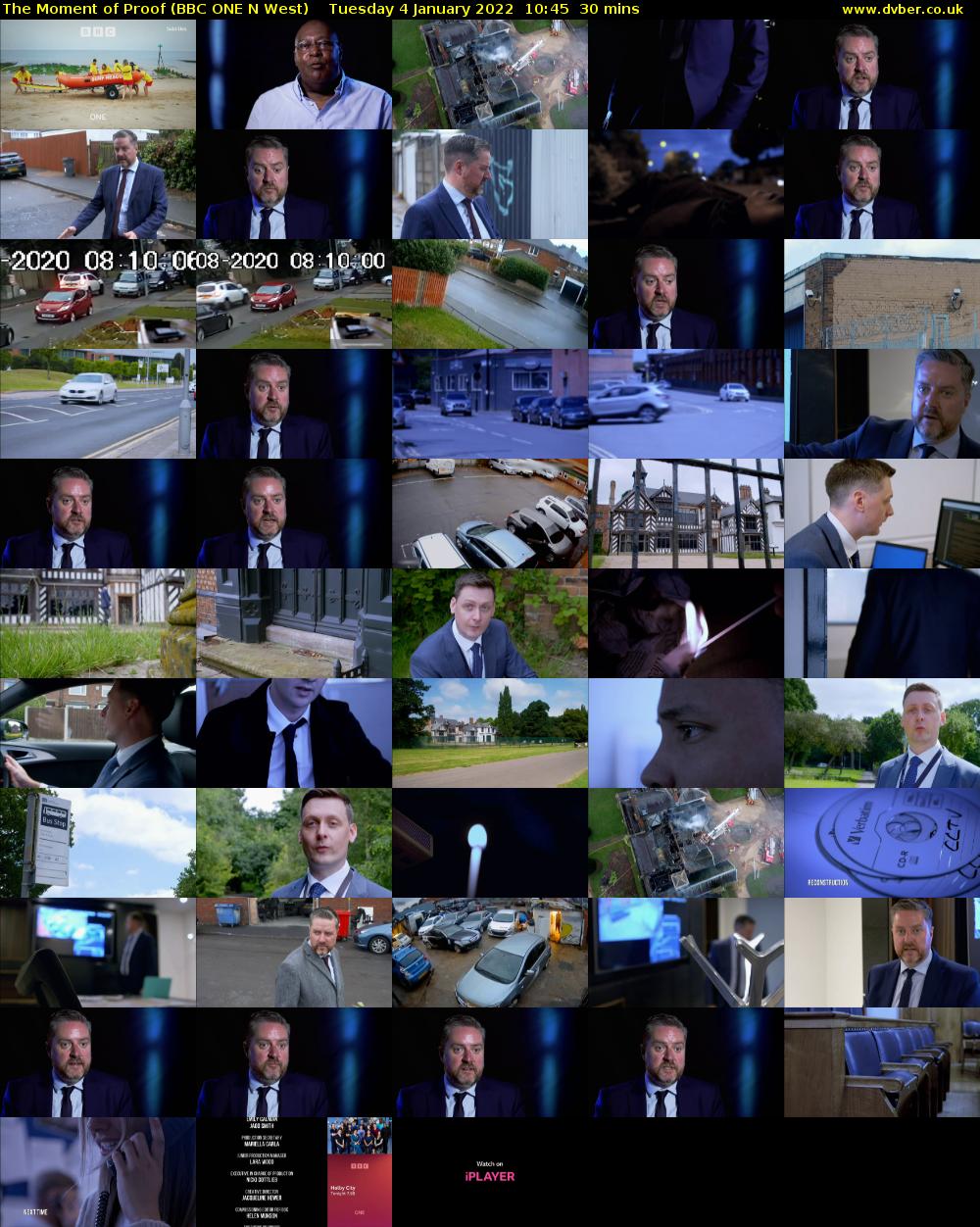 The Moment of Proof (BBC ONE N West) Tuesday 4 January 2022 10:45 - 11:15
