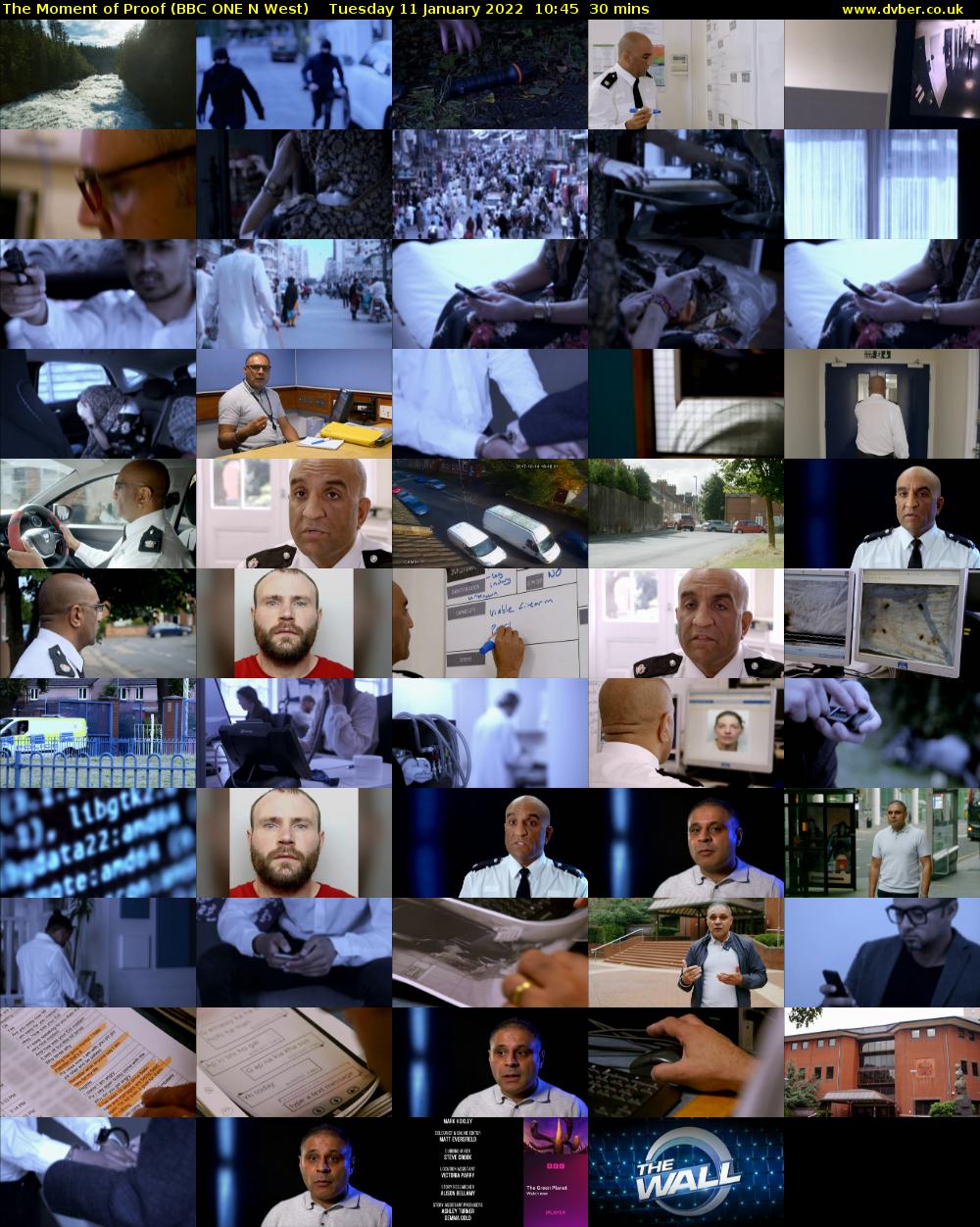 The Moment of Proof (BBC ONE N West) Tuesday 11 January 2022 10:45 - 11:15