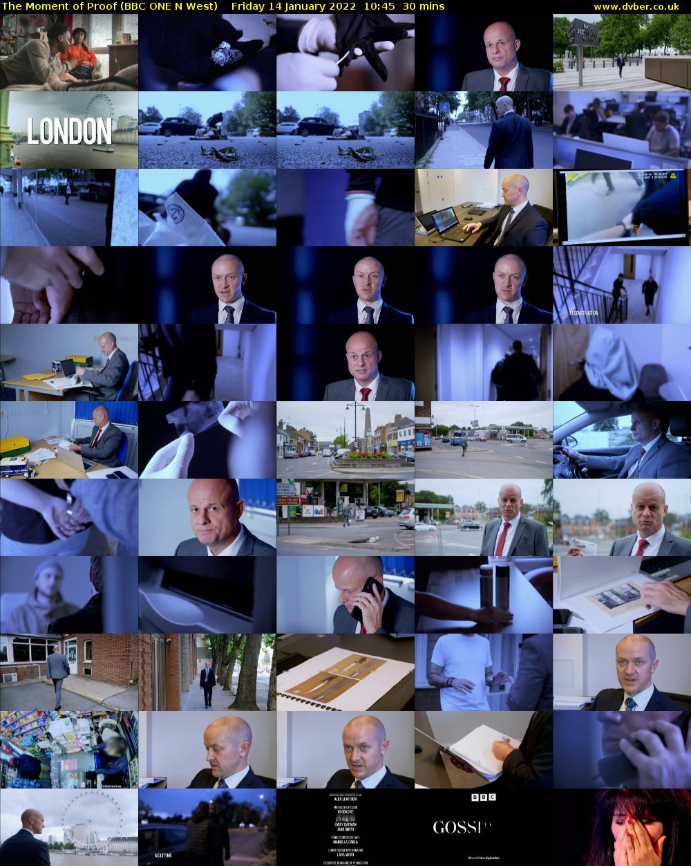 The Moment of Proof (BBC ONE N West) Friday 14 January 2022 10:45 - 11:15