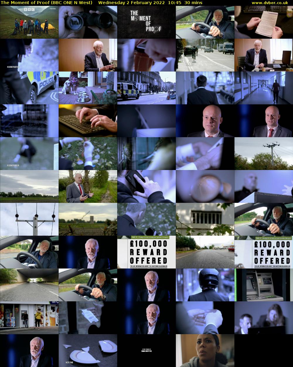 The Moment of Proof (BBC ONE N West) Wednesday 2 February 2022 10:45 - 11:15