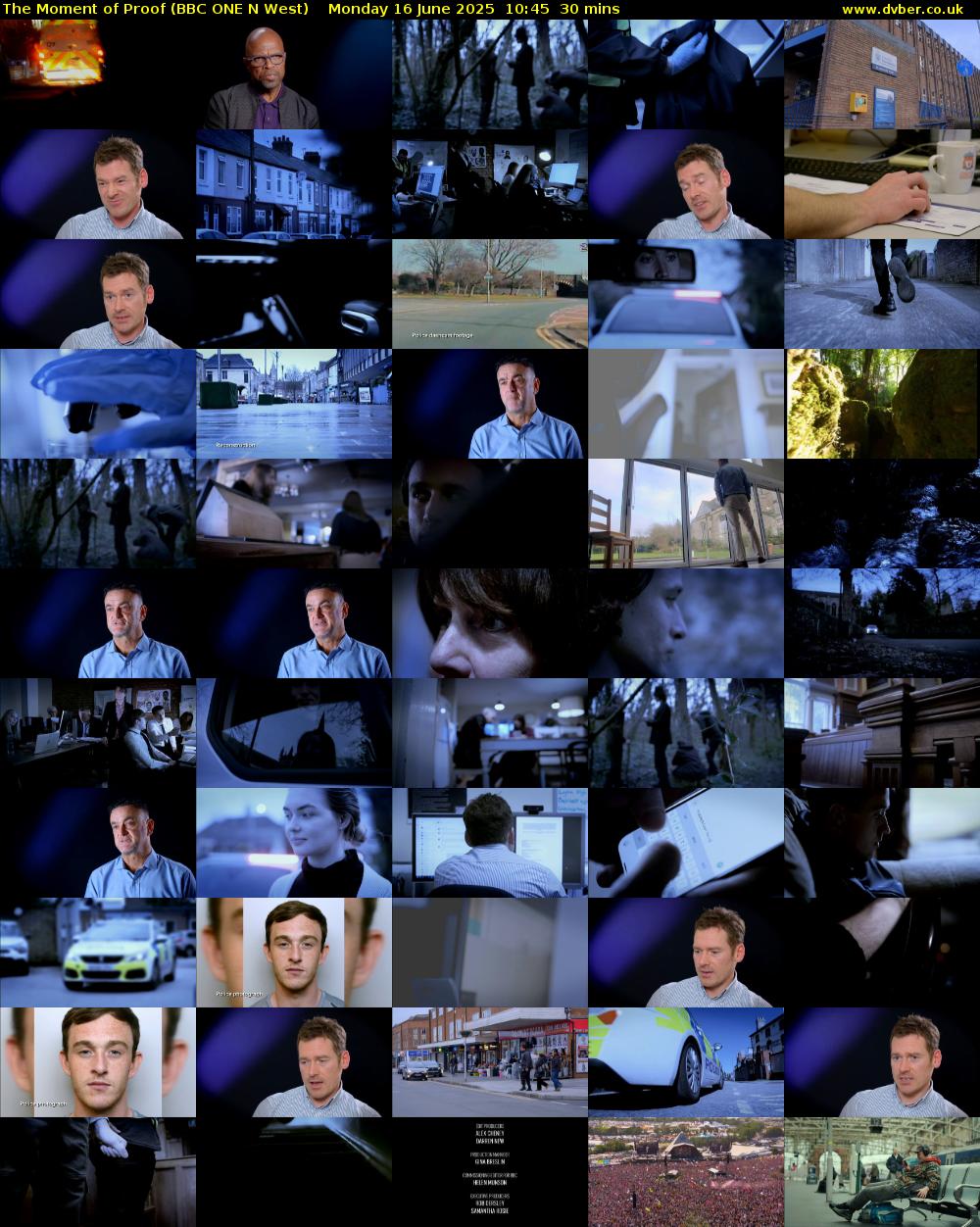 The Moment of Proof (BBC ONE N West) Monday 16 June 2025 10:45 - 11:15