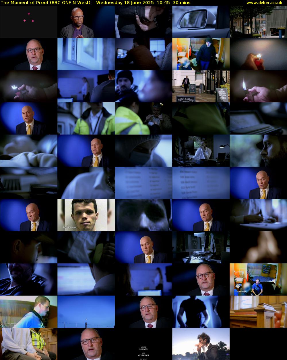 The Moment of Proof (BBC ONE N West) Wednesday 18 June 2025 10:45 - 11:15