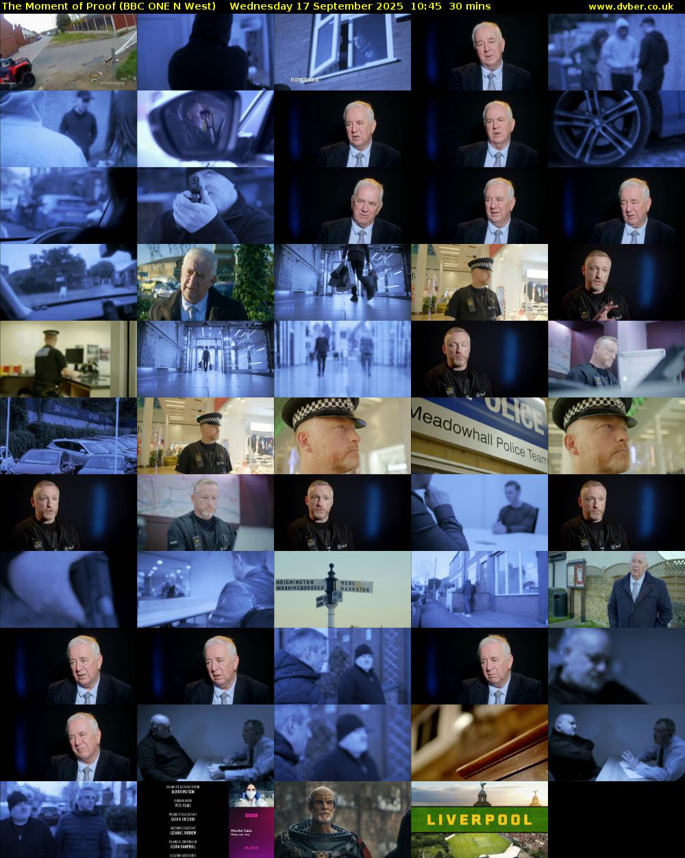 The Moment of Proof (BBC ONE N West) Wednesday 17 September 2025 10:45 - 11:15