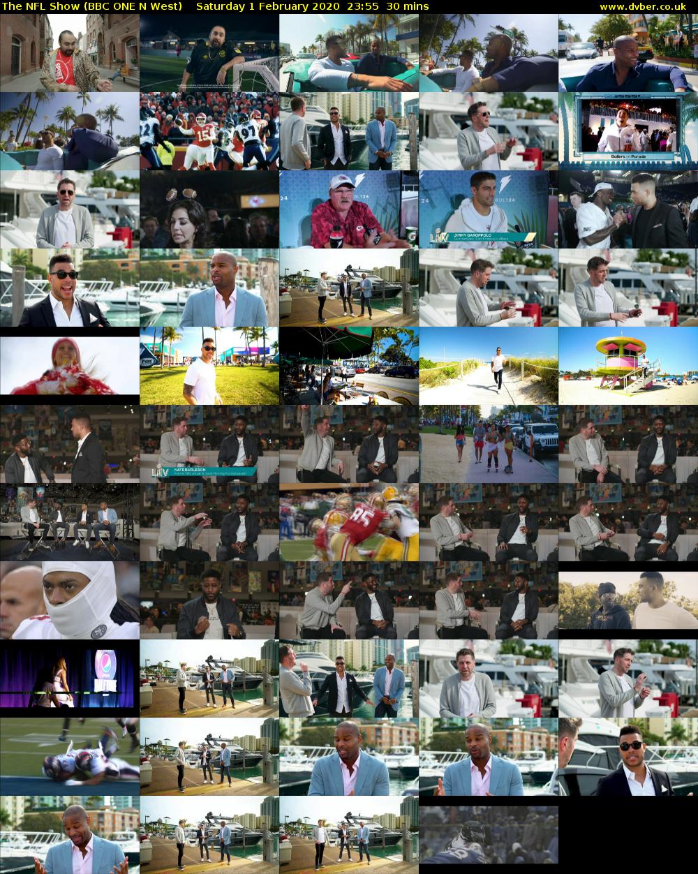 The NFL Show (BBC ONE N West) Saturday 1 February 2020 23:55 - 00:25