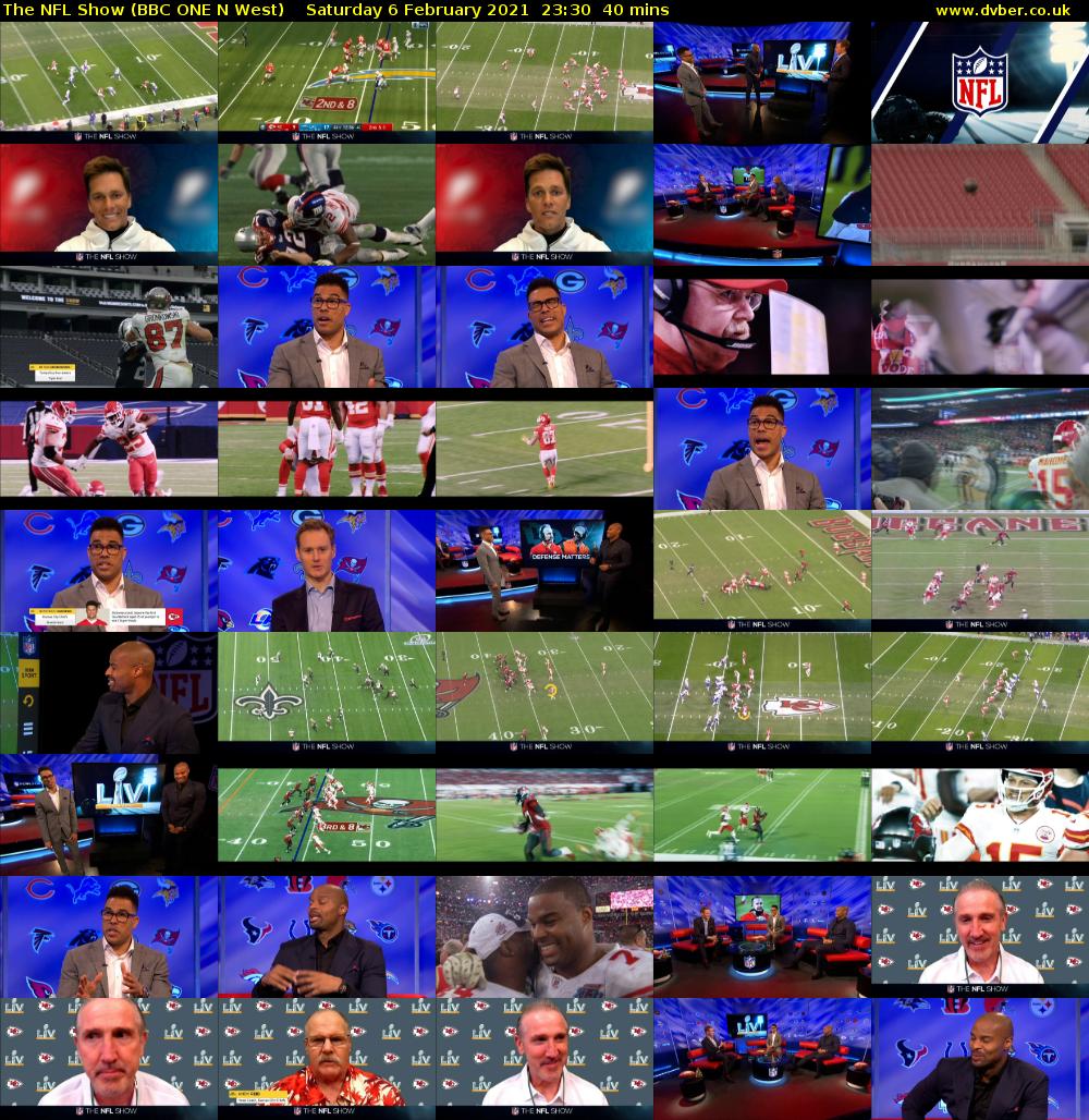 The NFL Show (BBC ONE N West) Saturday 6 February 2021 23:30 - 00:10