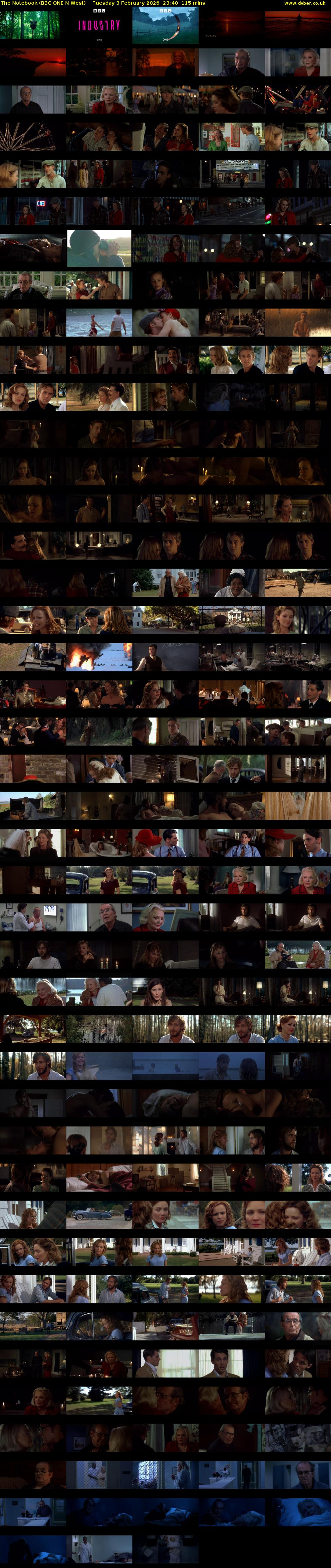 The Notebook (BBC ONE N West) Tuesday 3 February 2026 23:40 - 01:35