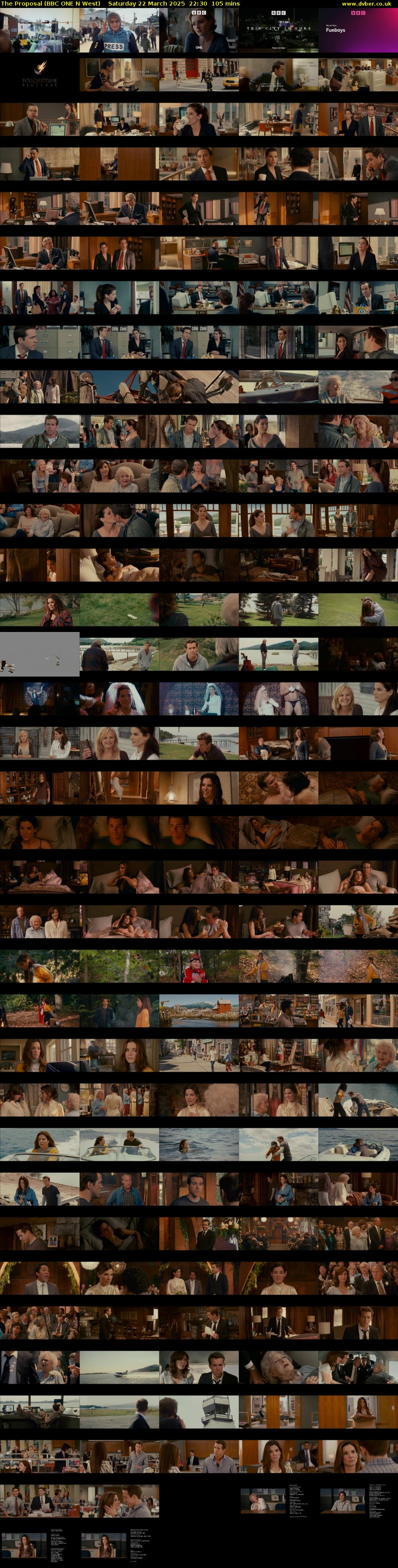 The Proposal (BBC ONE N West) Saturday 22 March 2025 22:30 - 00:15