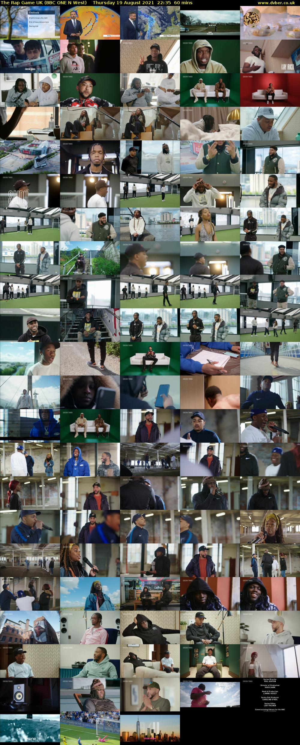 The Rap Game UK (BBC ONE N West) Thursday 19 August 2021 22:35 - 23:35