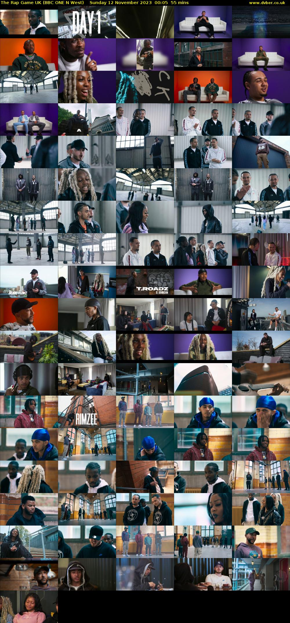 The Rap Game UK (BBC ONE N West) Sunday 12 November 2023 00:05 - 01:00