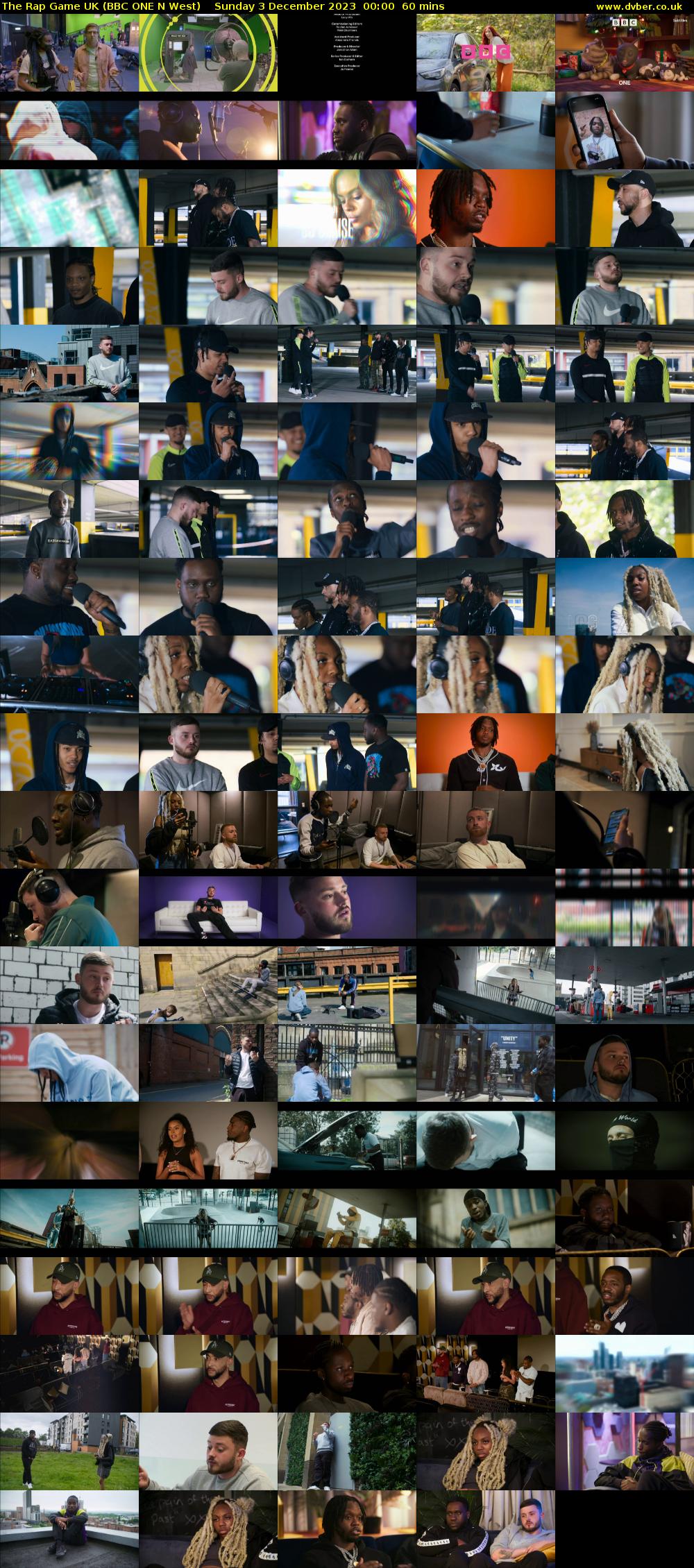 The Rap Game UK (BBC ONE N West) Sunday 3 December 2023 00:00 - 01:00