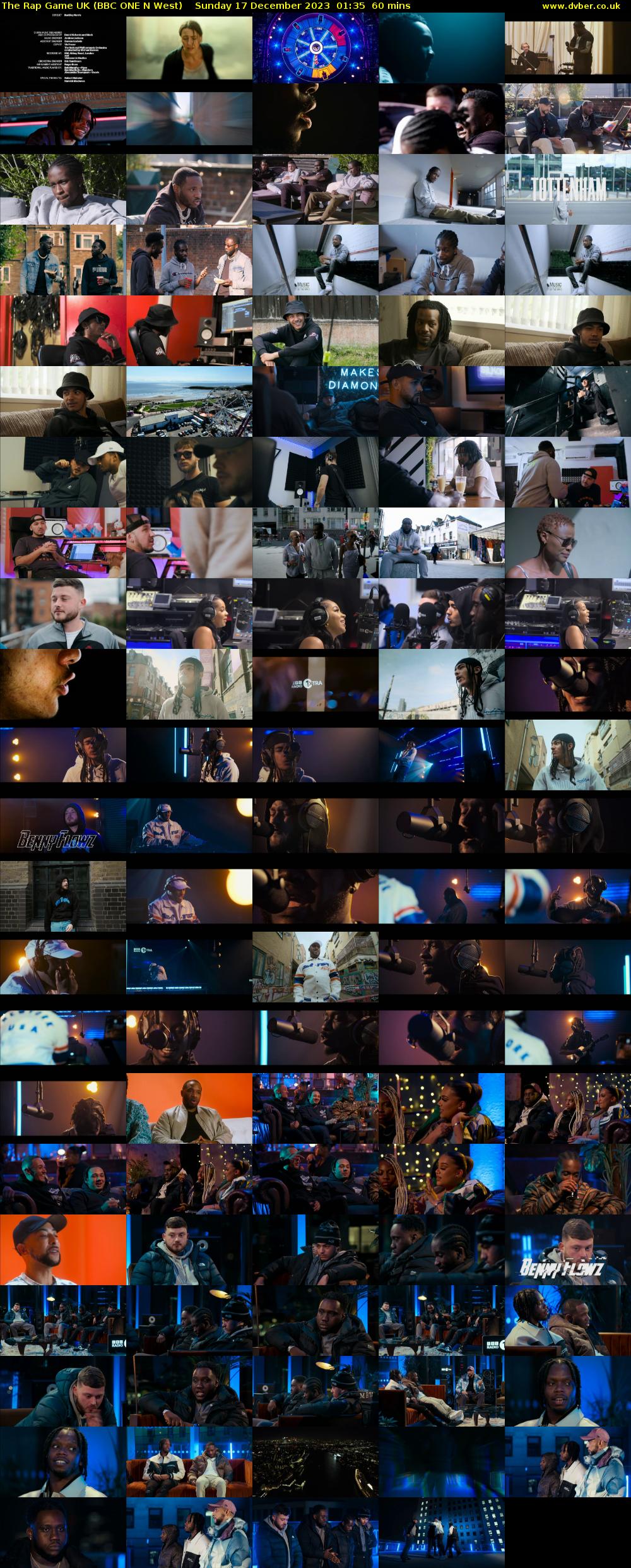 The Rap Game UK (BBC ONE N West) Sunday 17 December 2023 01:35 - 02:35