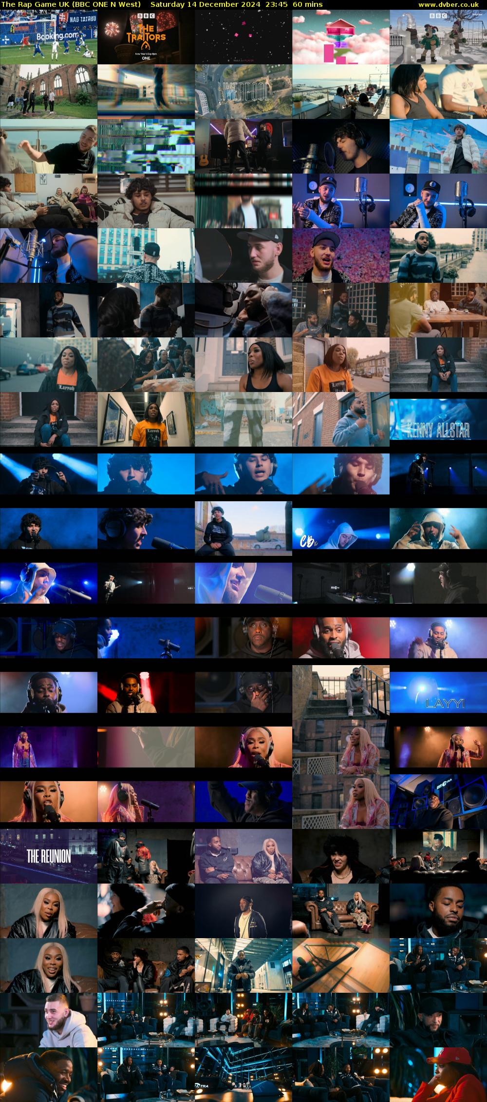 The Rap Game UK (BBC ONE N West) Saturday 14 December 2024 23:45 - 00:45