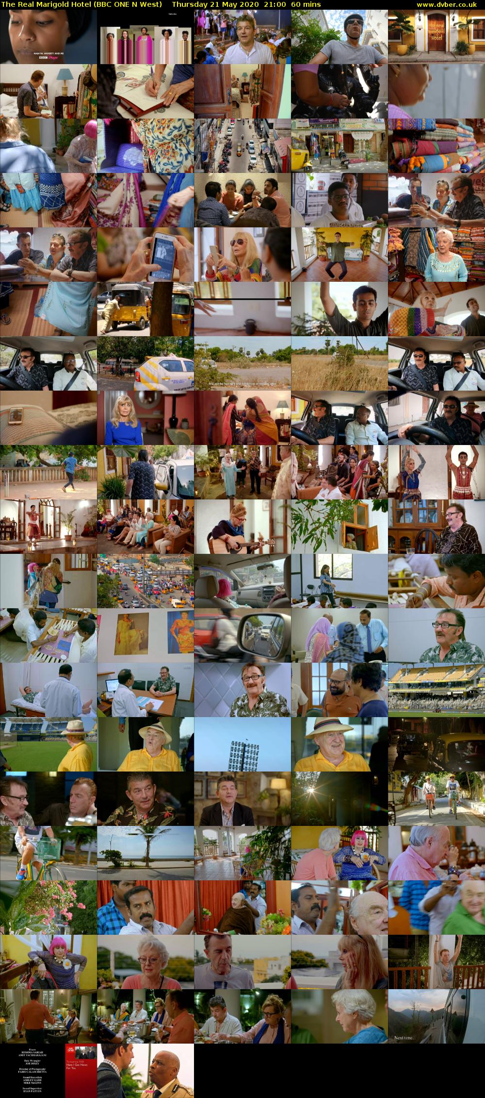 The Real Marigold Hotel (BBC ONE N West) Thursday 21 May 2020 21:00 - 22:00