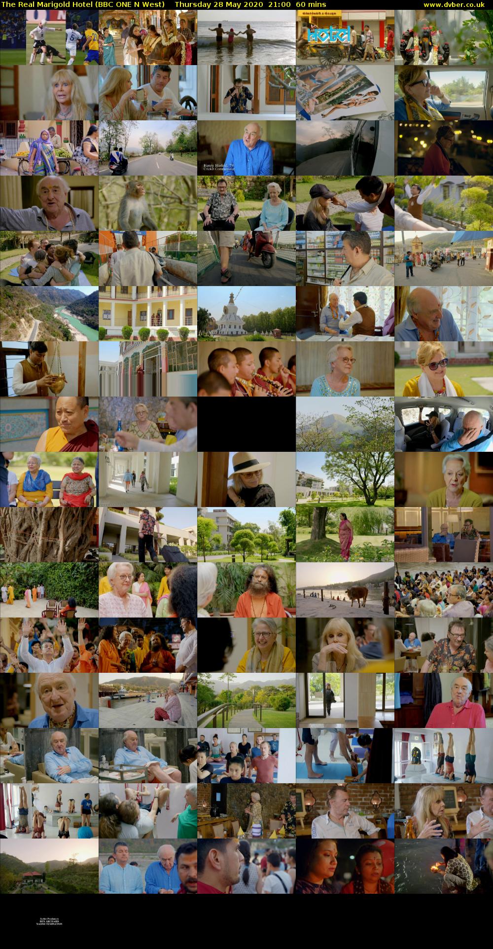 The Real Marigold Hotel (BBC ONE N West) Thursday 28 May 2020 21:00 - 22:00