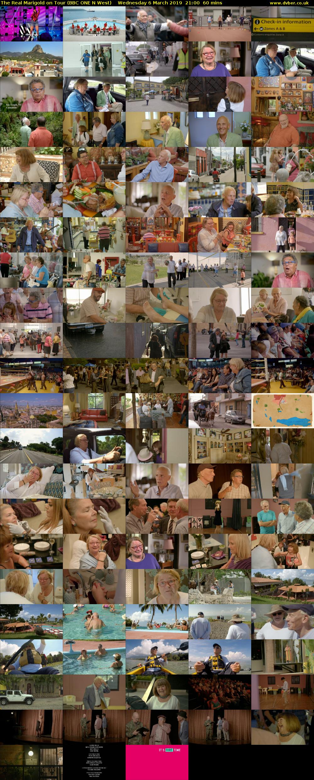 The Real Marigold on Tour (BBC ONE N West) Wednesday 6 March 2019 21:00 - 22:00