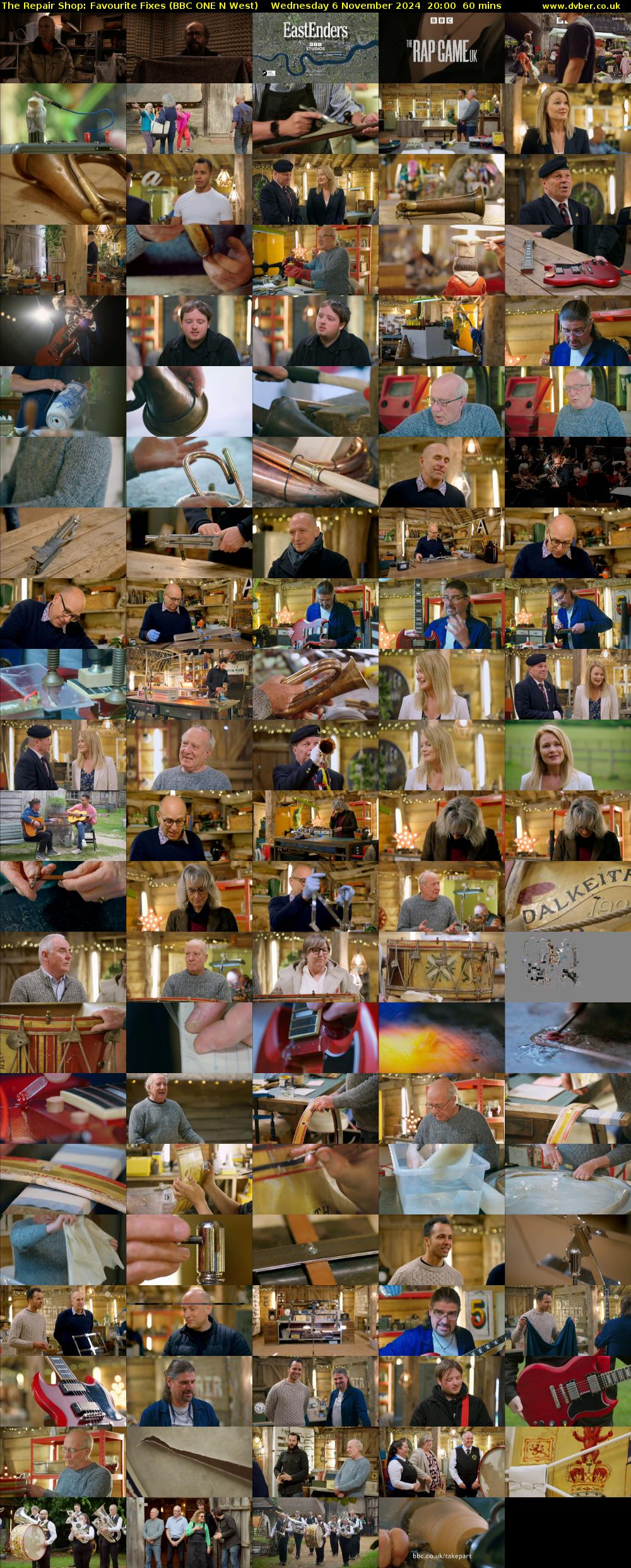 The Repair Shop: Favourite Fixes (BBC ONE N West) Wednesday 6 November 2024 20:00 - 21:00