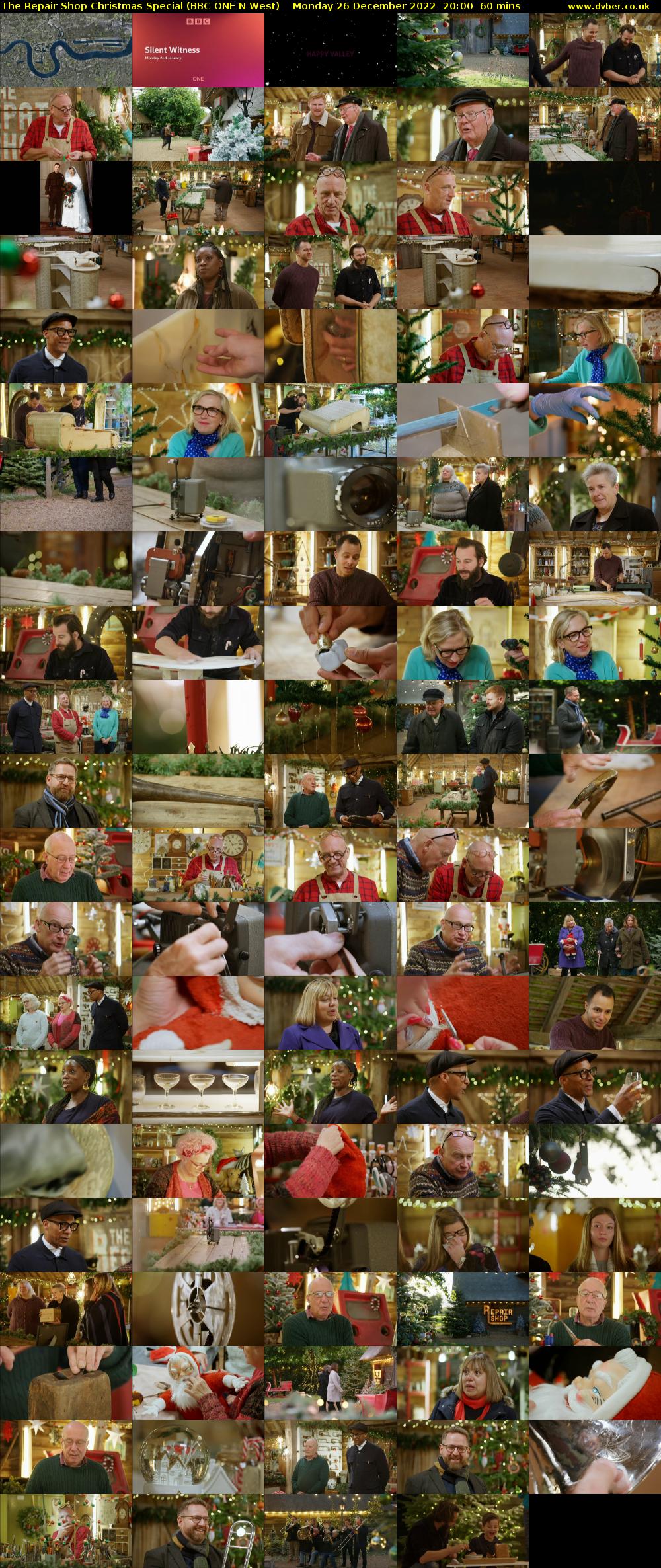 The Repair Shop Christmas Special (BBC ONE N West) Monday 26 December 2022 20:00 - 21:00
