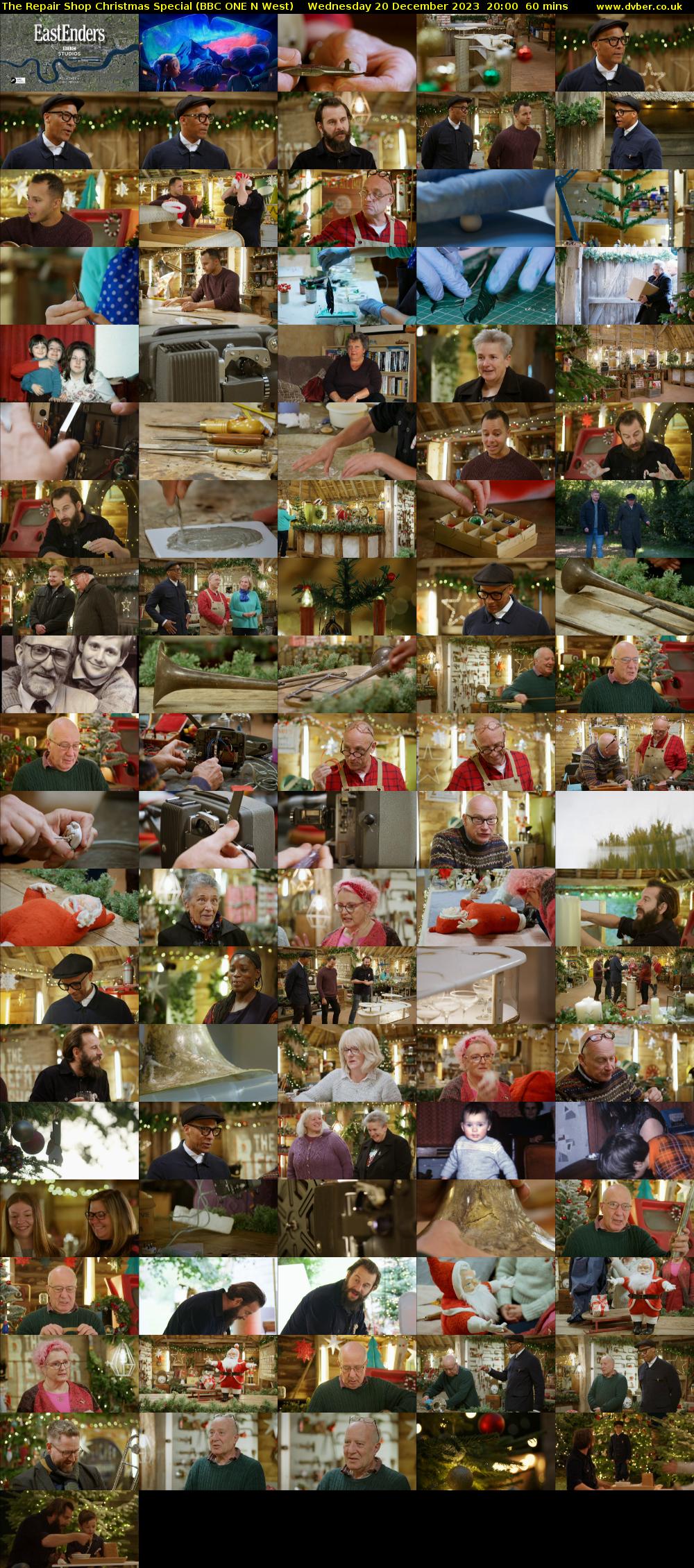 The Repair Shop Christmas Special (BBC ONE N West) Wednesday 20 December 2023 20:00 - 21:00