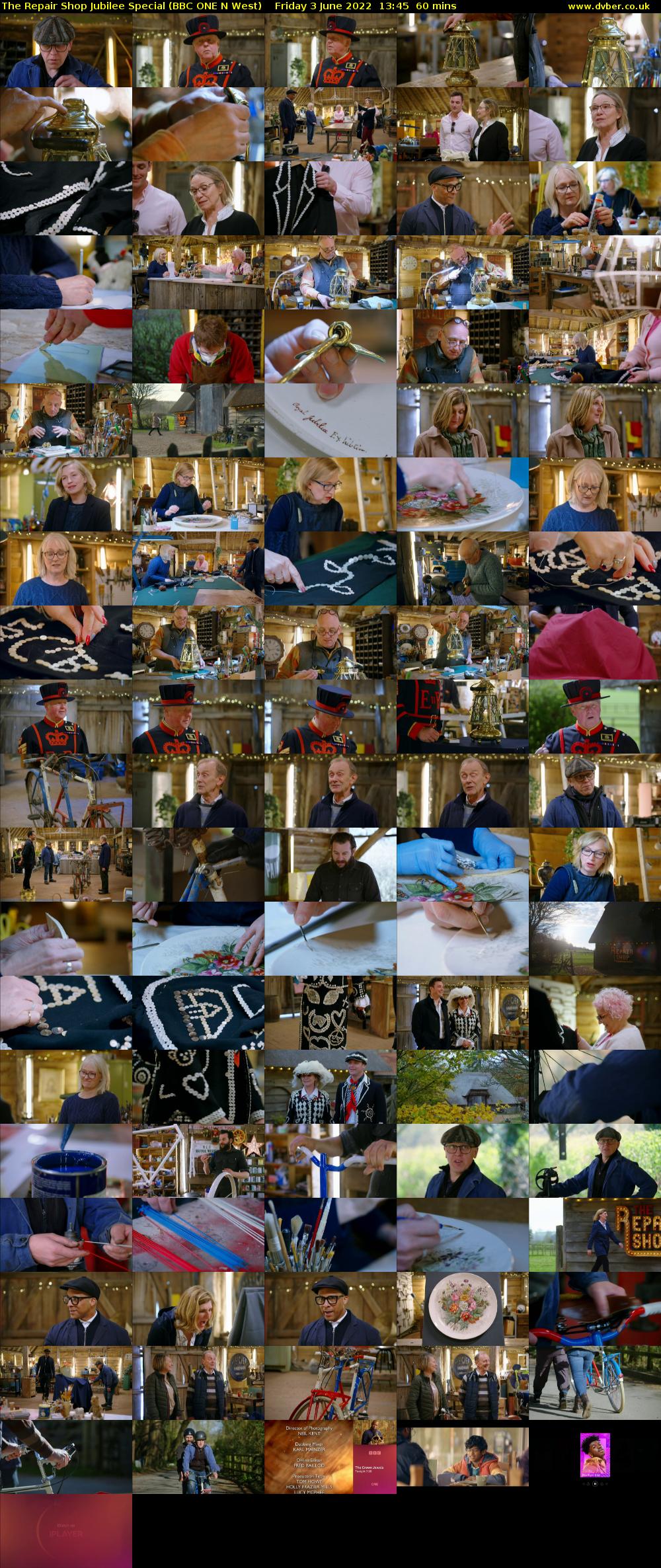 The Repair Shop Jubilee Special (BBC ONE N West) Friday 3 June 2022 13:45 - 14:45