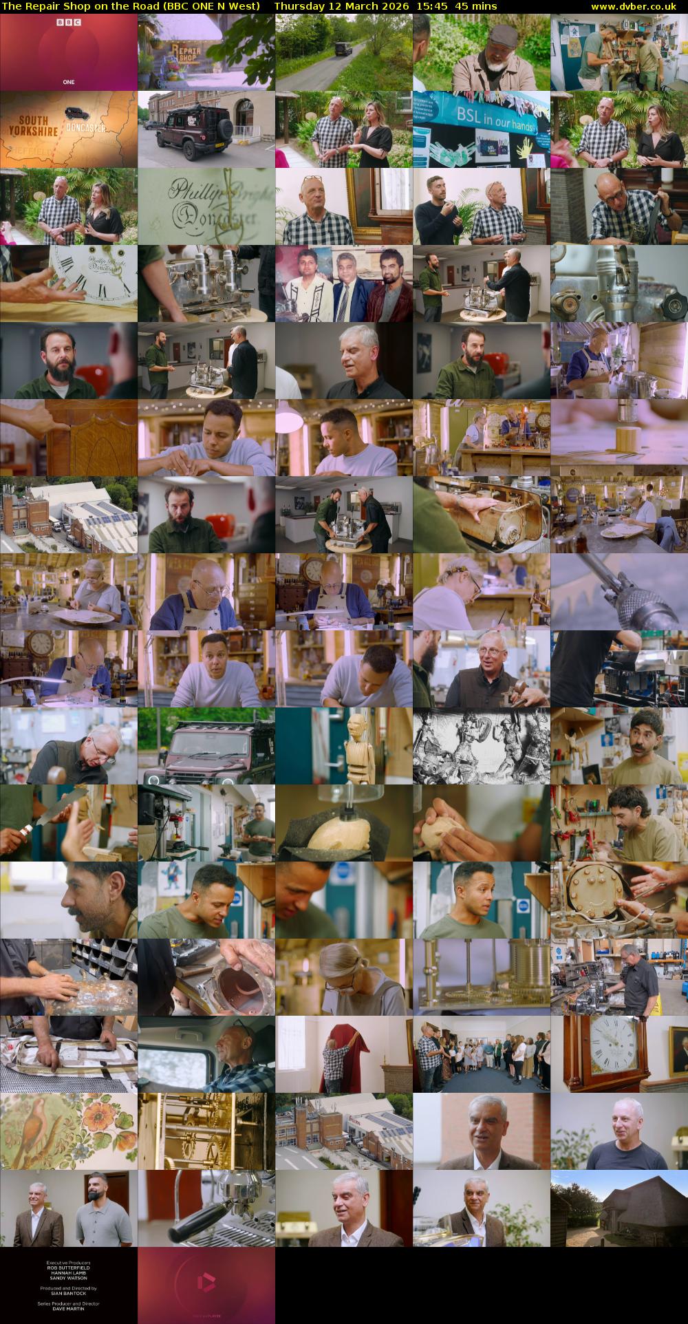 The Repair Shop on the Road (BBC ONE N West) Thursday 12 March 2026 15:45 - 16:30