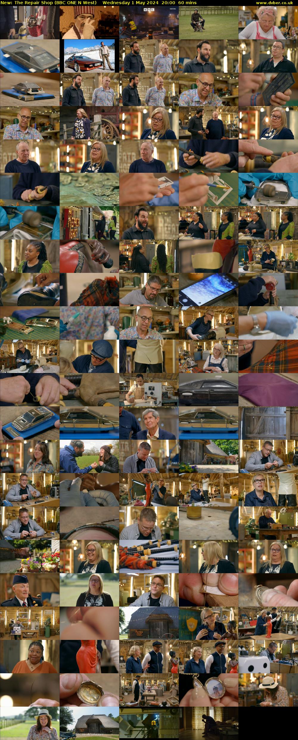 The Repair Shop (BBC ONE N West) Wednesday 1 May 2024 20:00 - 21:00
