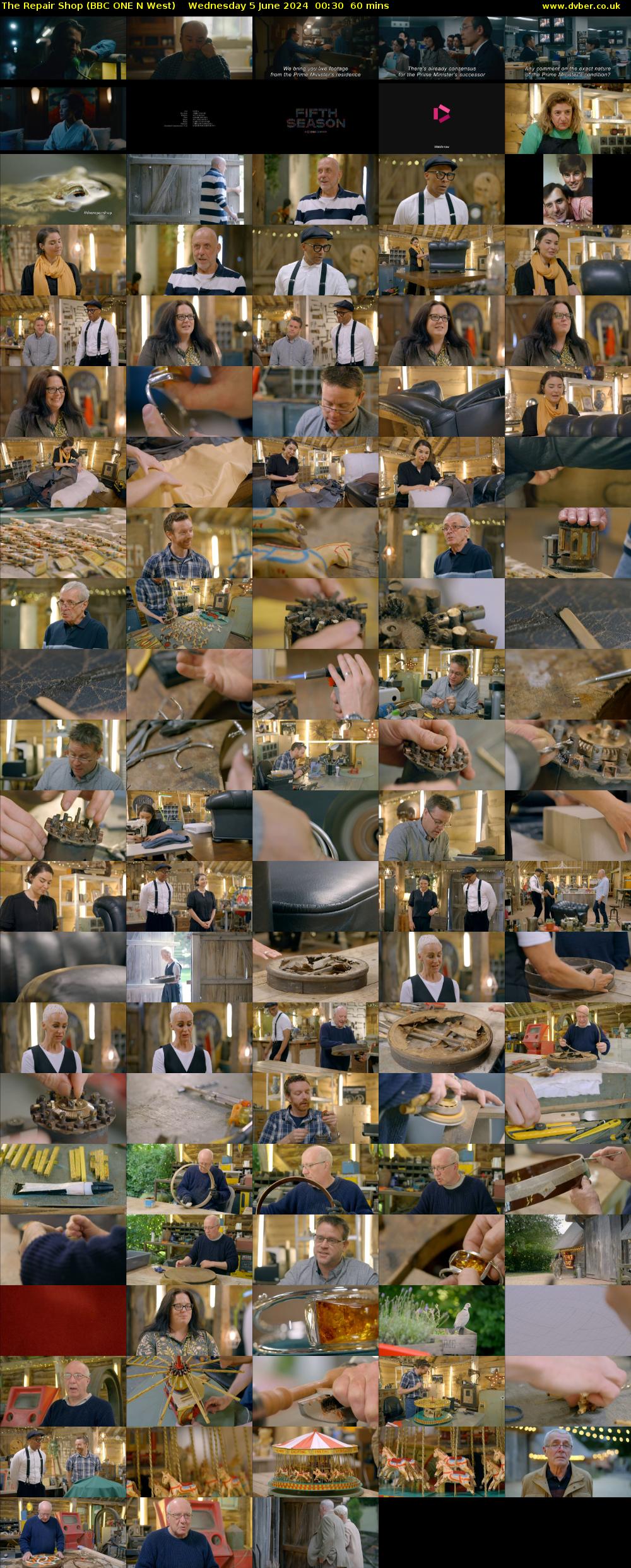The Repair Shop (BBC ONE N West) Wednesday 5 June 2024 00:30 - 01:30