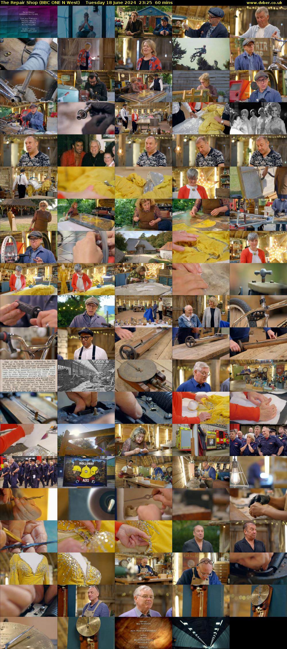 The Repair Shop (BBC ONE N West) Tuesday 18 June 2024 23:25 - 00:25