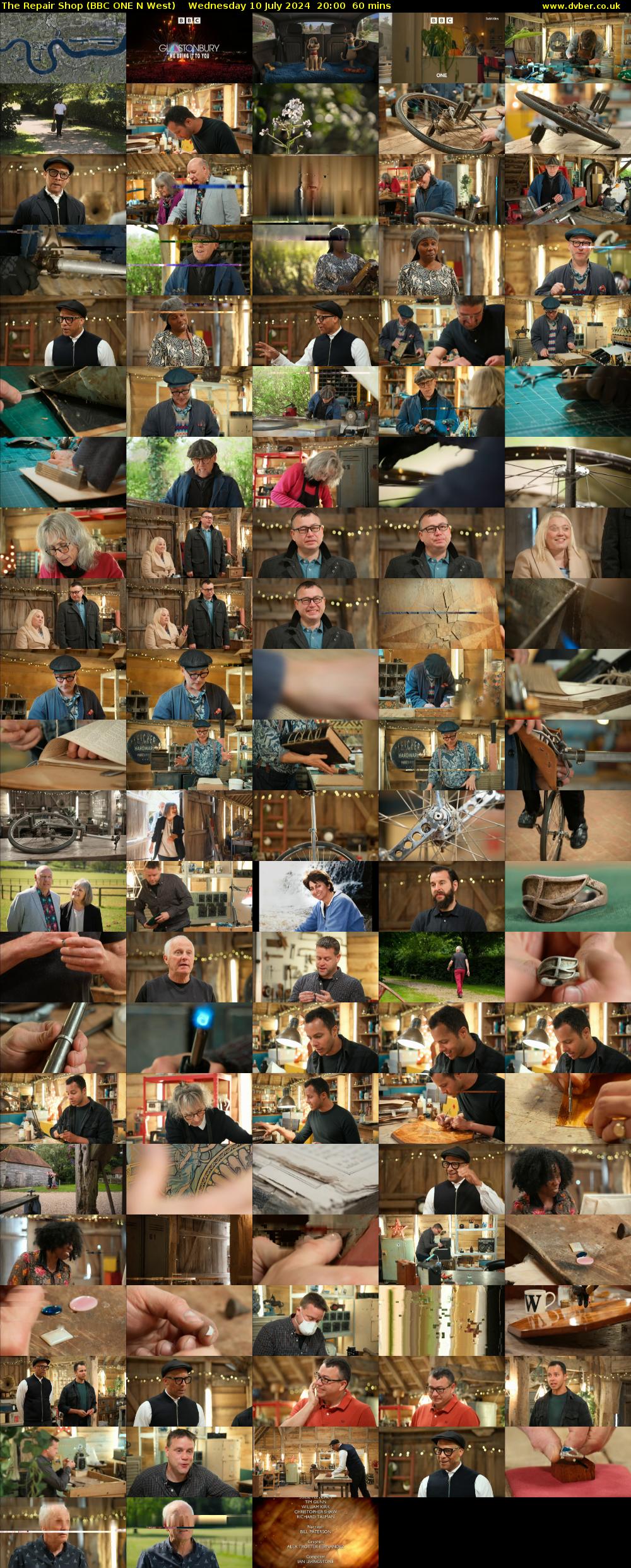 The Repair Shop (BBC ONE N West) Wednesday 10 July 2024 20:00 - 21:00