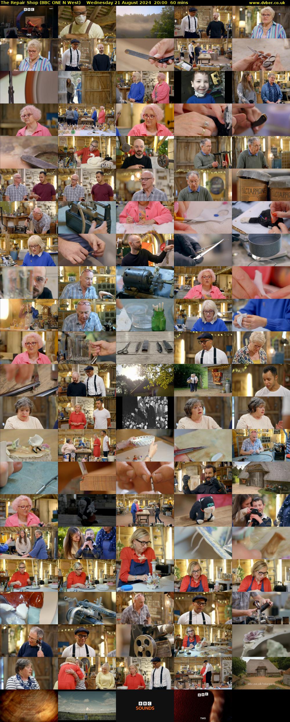 The Repair Shop (BBC ONE N West) Wednesday 21 August 2024 20:00 - 21:00
