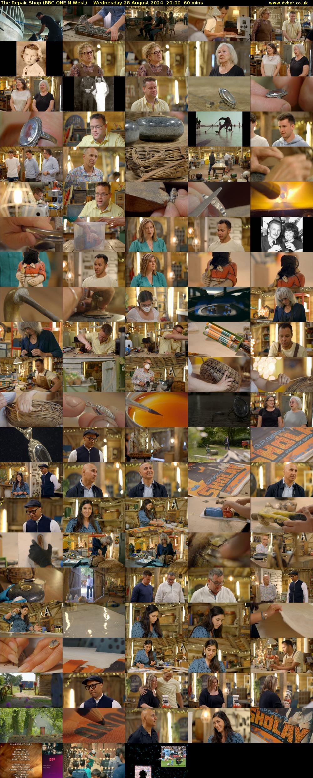 The Repair Shop (BBC ONE N West) Wednesday 28 August 2024 20:00 - 21:00