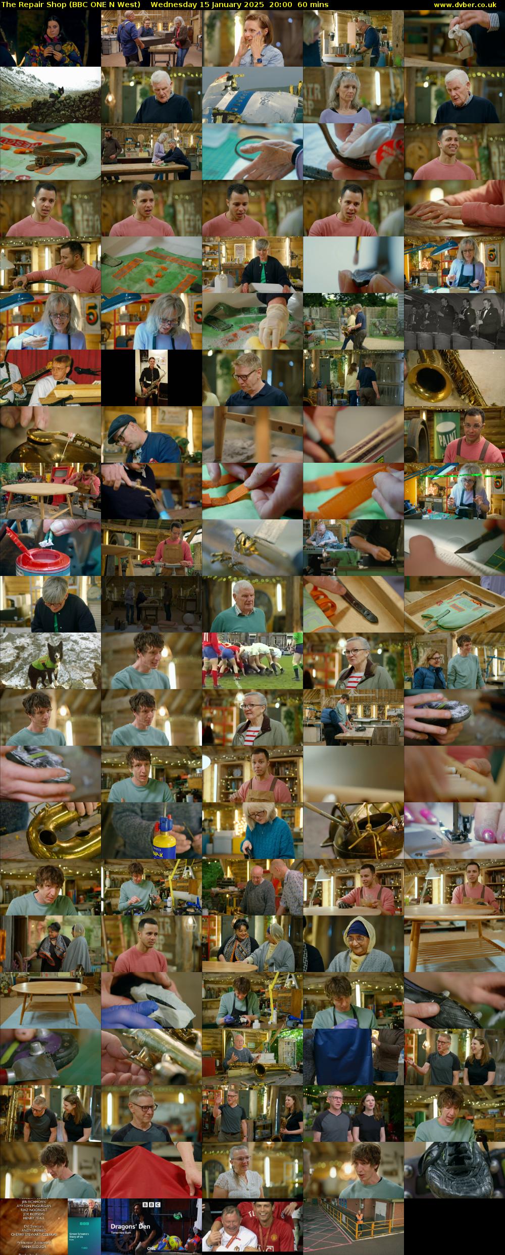 The Repair Shop (BBC ONE N West) Wednesday 15 January 2025 20:00 - 21:00