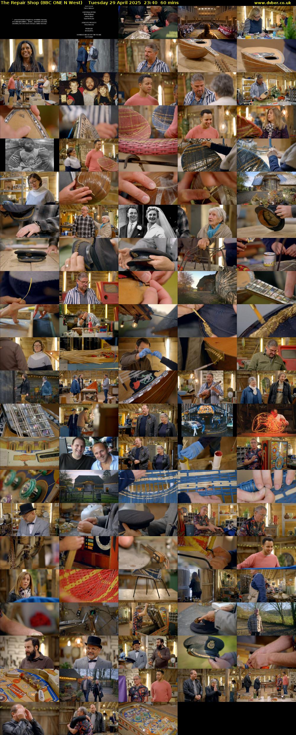 The Repair Shop (BBC ONE N West) Tuesday 29 April 2025 23:40 - 00:40