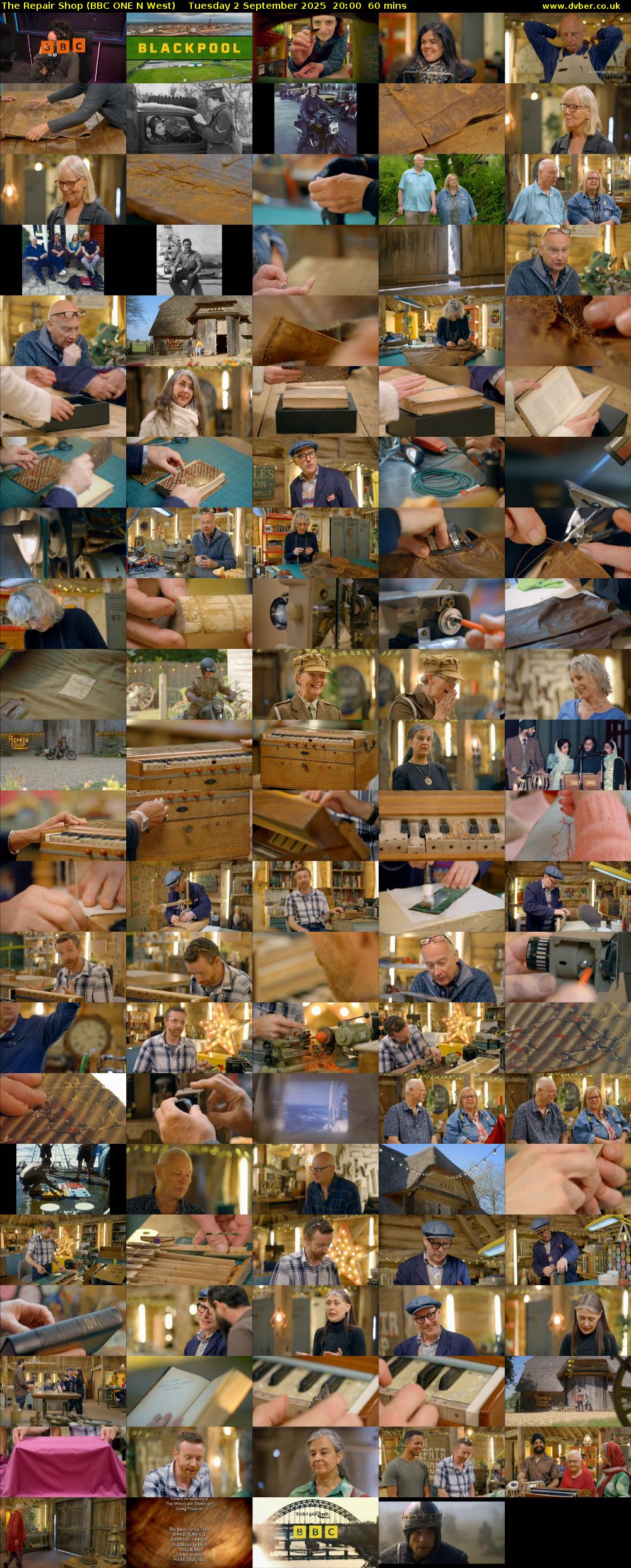 The Repair Shop (BBC ONE N West) Tuesday 2 September 2025 20:00 - 21:00