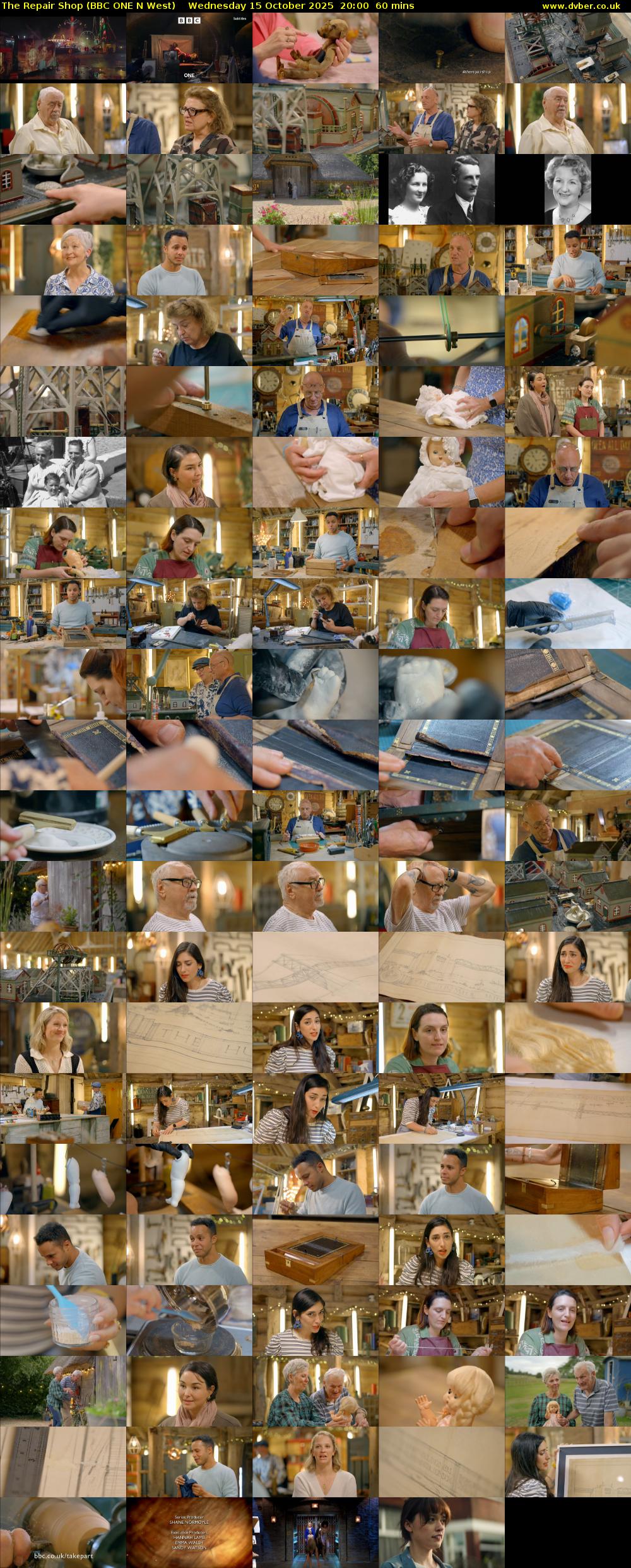 The Repair Shop (BBC ONE N West) Wednesday 15 October 2025 20:00 - 21:00