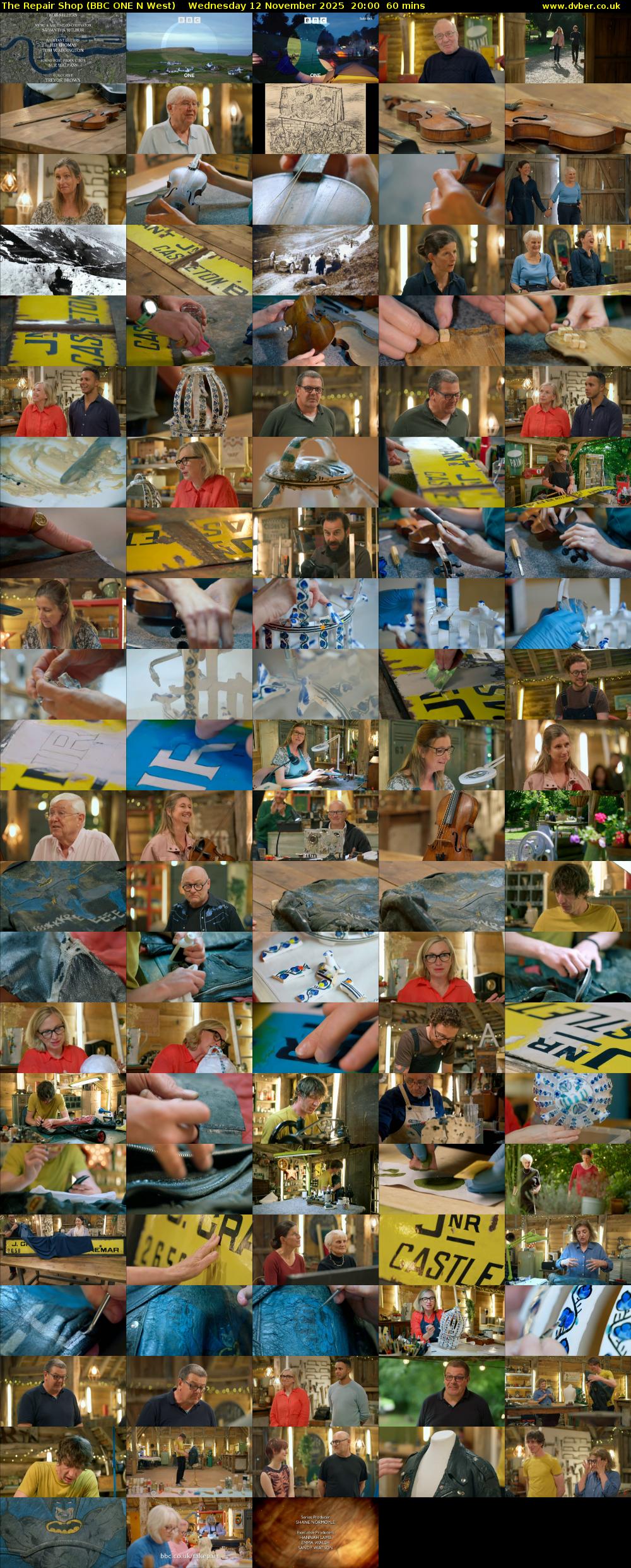 The Repair Shop (BBC ONE N West) Wednesday 12 November 2025 20:00 - 21:00