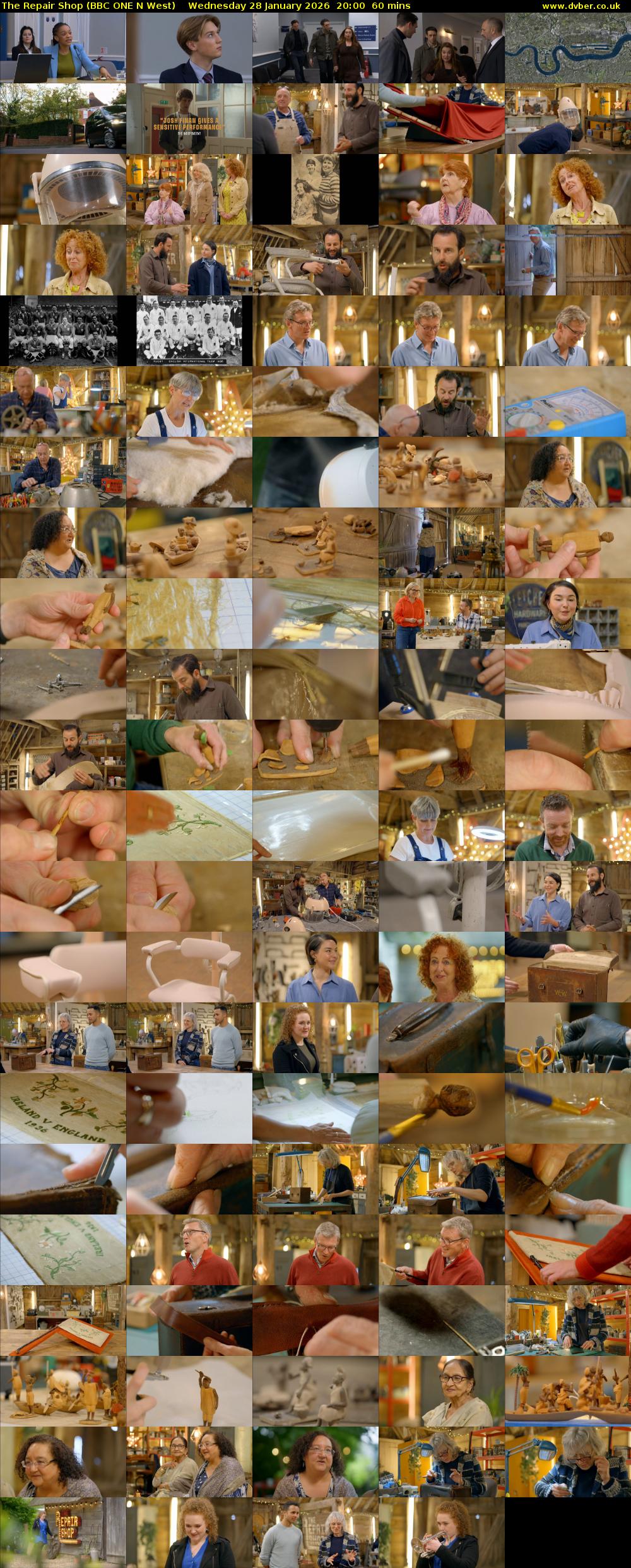 The Repair Shop (BBC ONE N West) Wednesday 28 January 2026 20:00 - 21:00