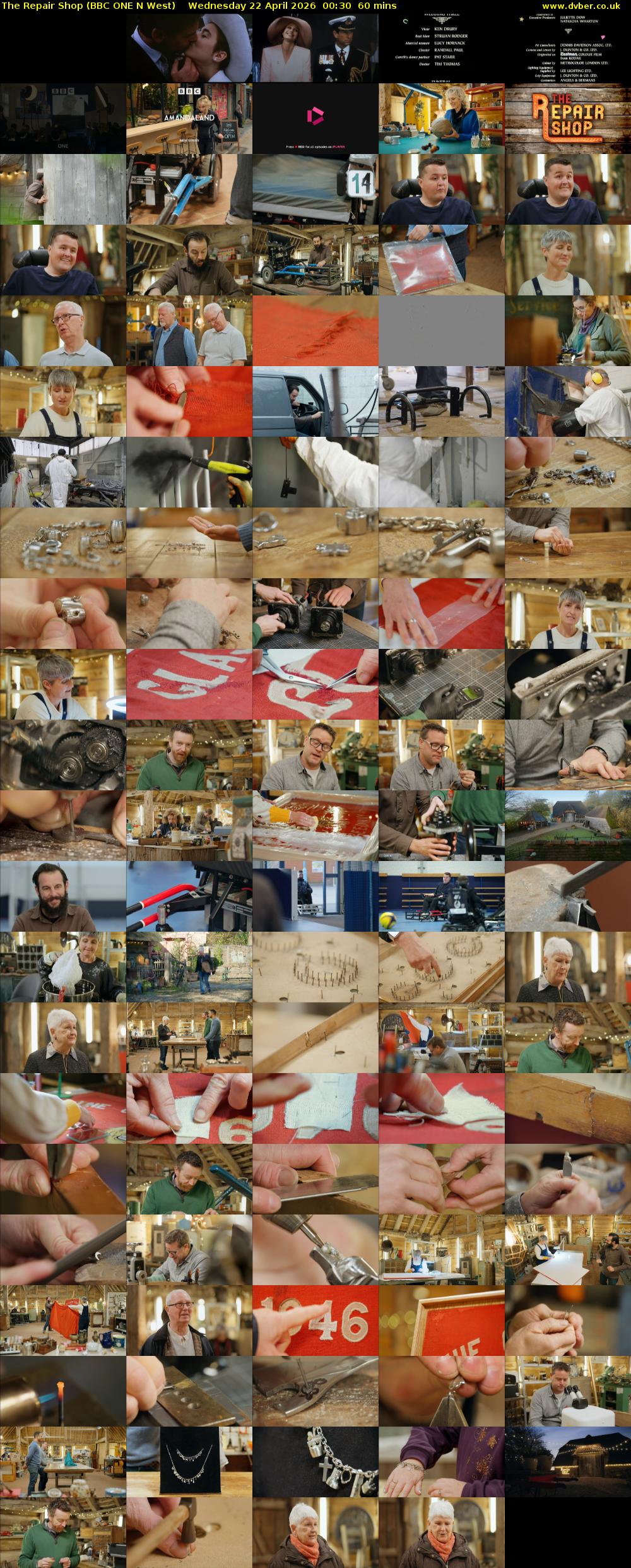 The Repair Shop (BBC ONE N West) Wednesday 22 April 2026 00:30 - 01:30