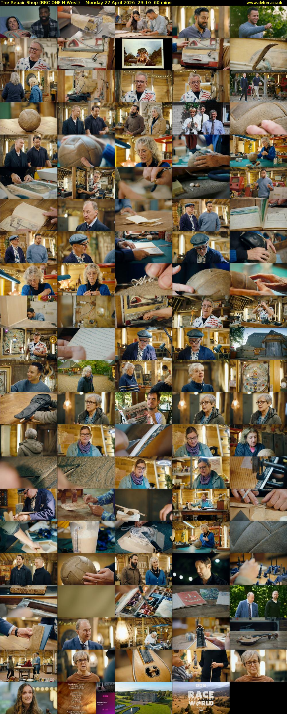 The Repair Shop (BBC ONE N West) Monday 27 April 2026 23:10 - 00:10