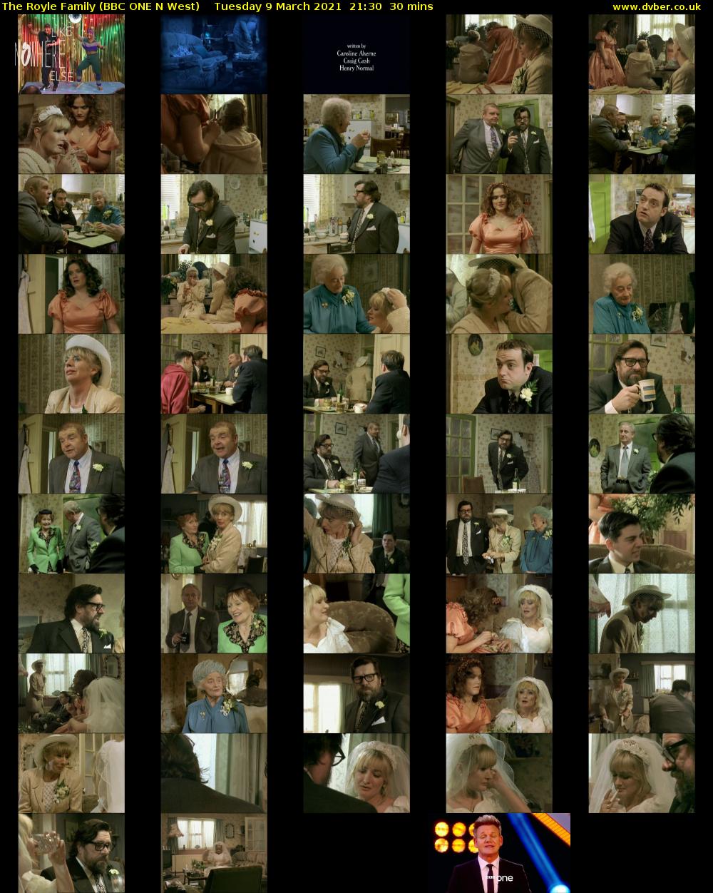The Royle Family (BBC ONE N West) Tuesday 9 March 2021 21:30 - 22:00