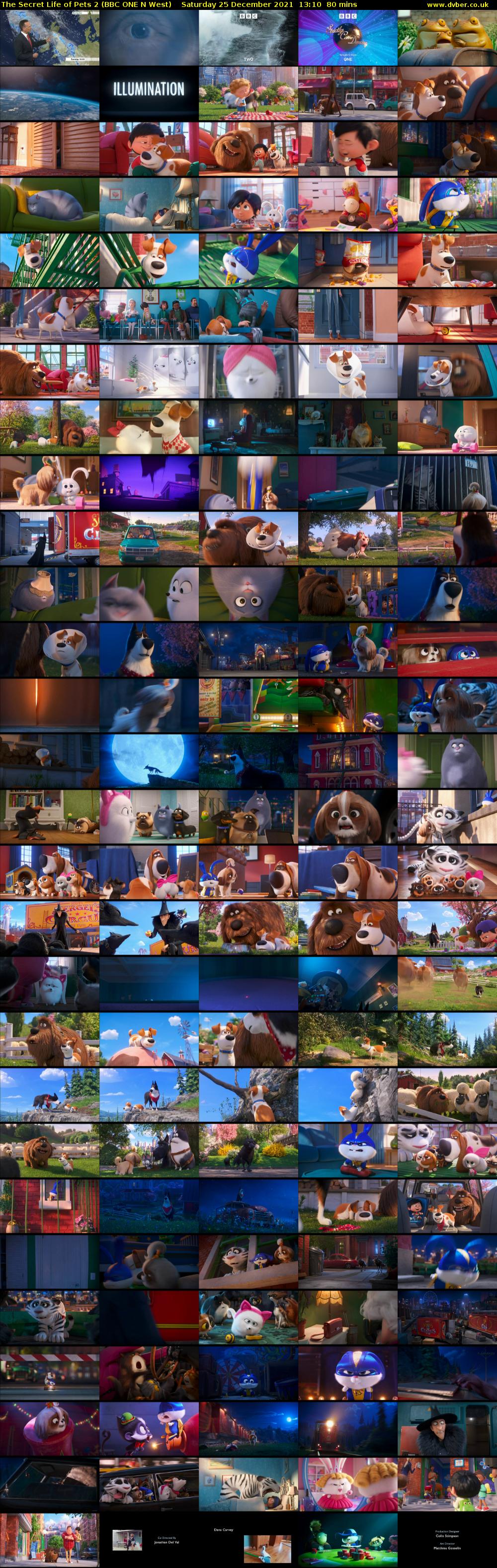 The Secret Life of Pets 2 (BBC ONE N West) Saturday 25 December 2021 13:10 - 14:30