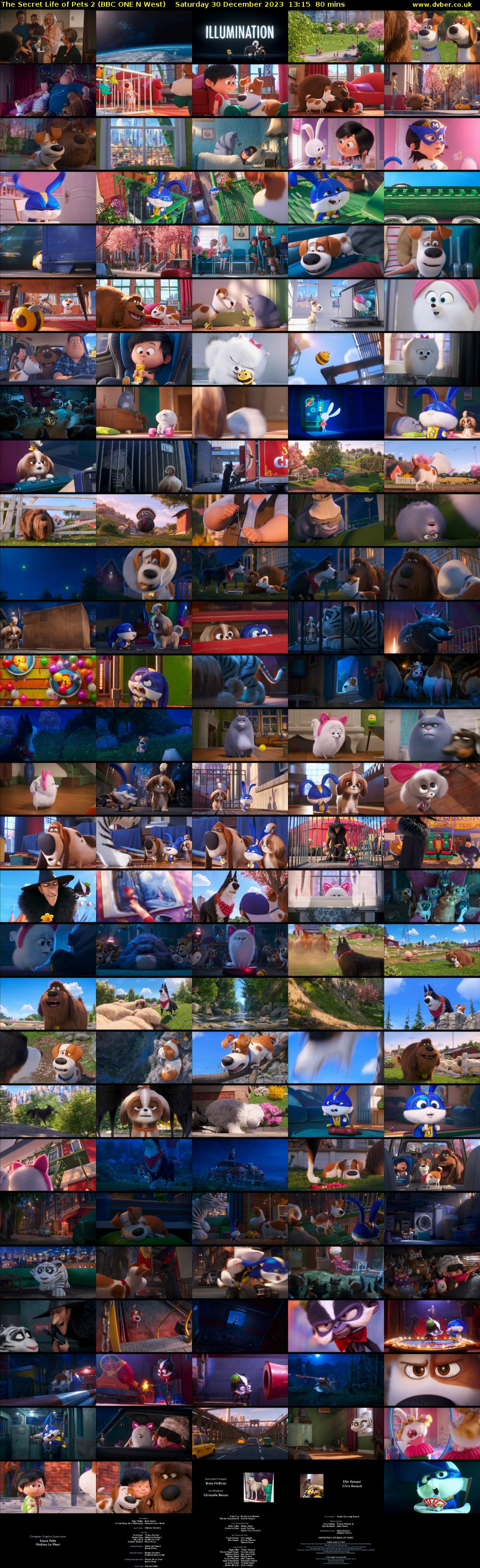 The Secret Life of Pets 2 (BBC ONE N West) Saturday 30 December 2023 13:15 - 14:35
