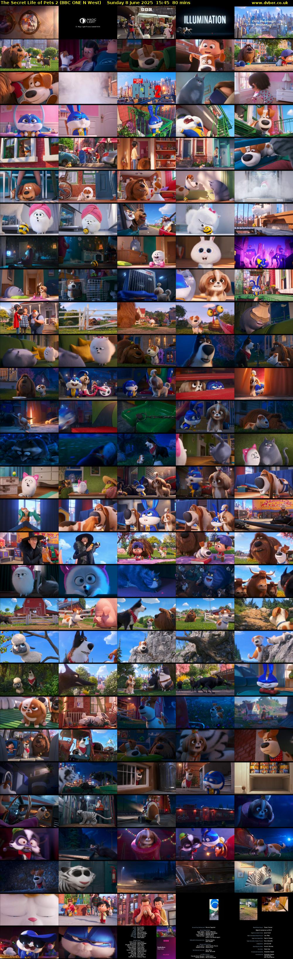 The Secret Life of Pets 2 (BBC ONE N West) Sunday 8 June 2025 15:45 - 17:05