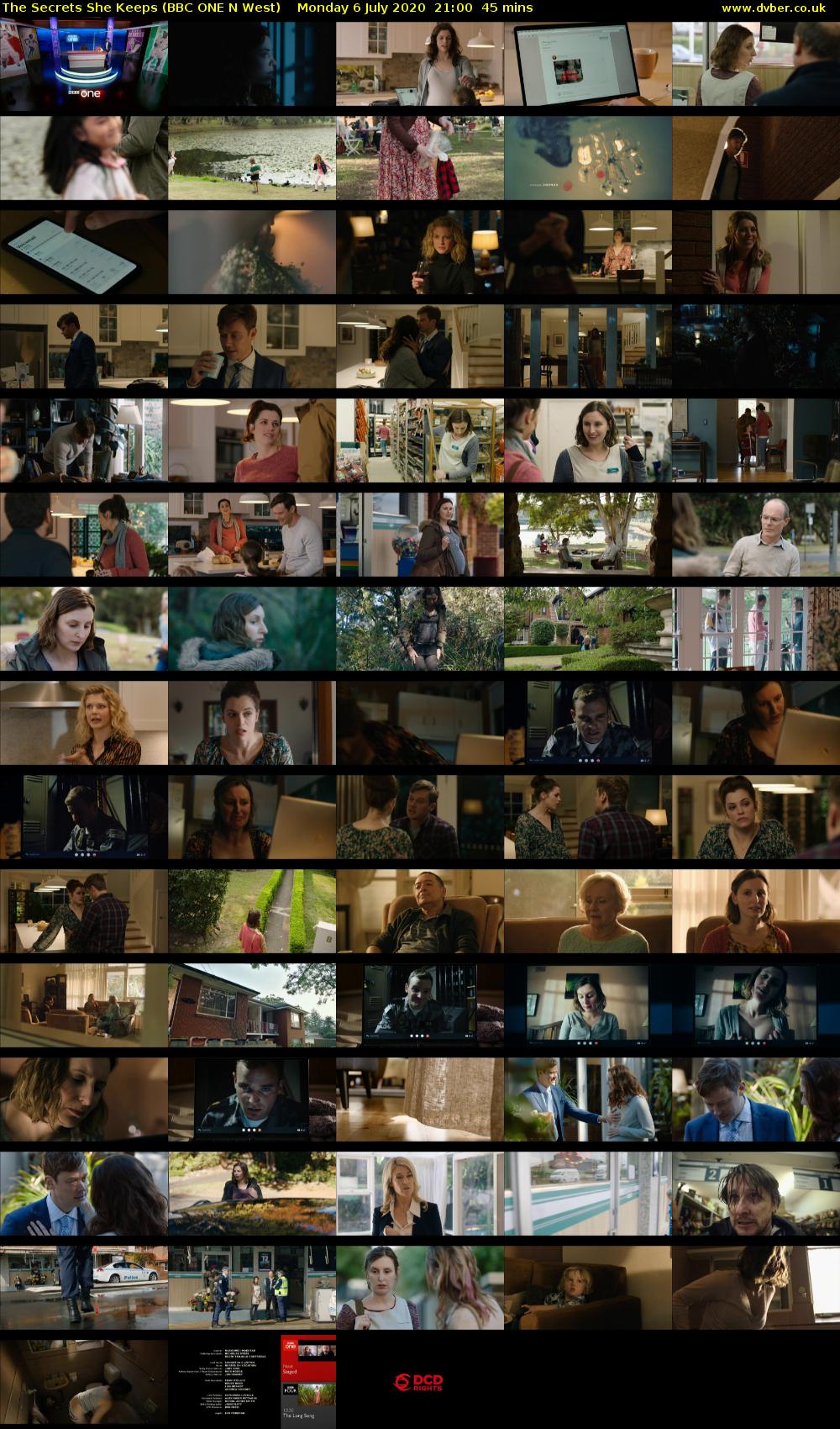 The Secrets She Keeps (BBC ONE N West) Monday 6 July 2020 21:00 - 21:45