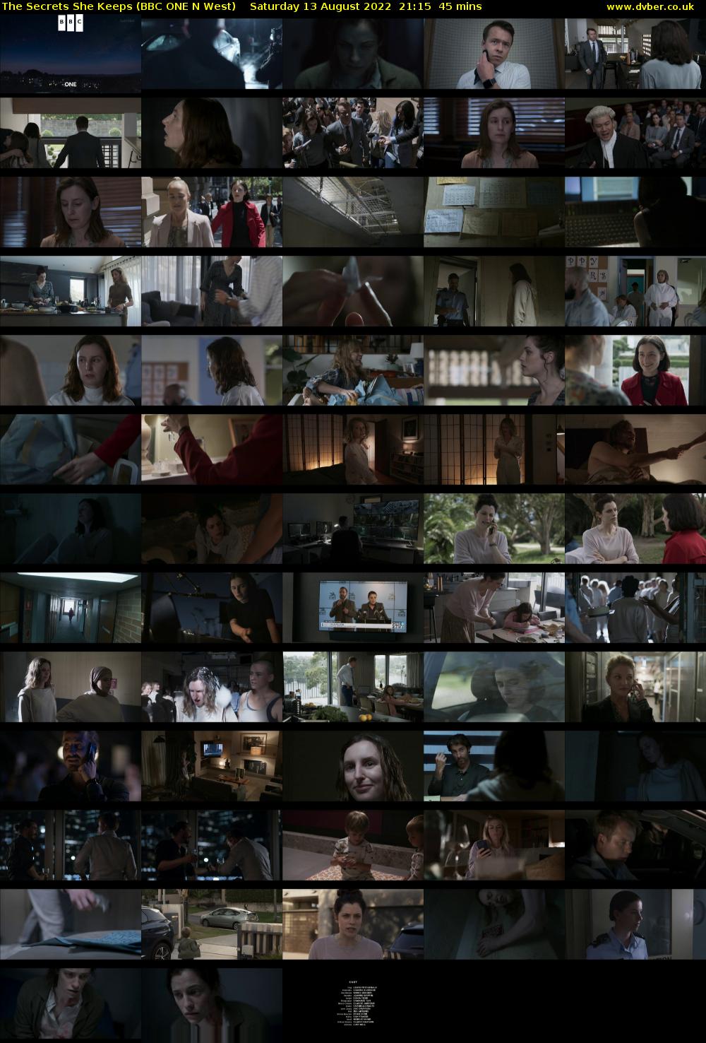 The Secrets She Keeps (BBC ONE N West) Saturday 13 August 2022 21:15 - 22:00