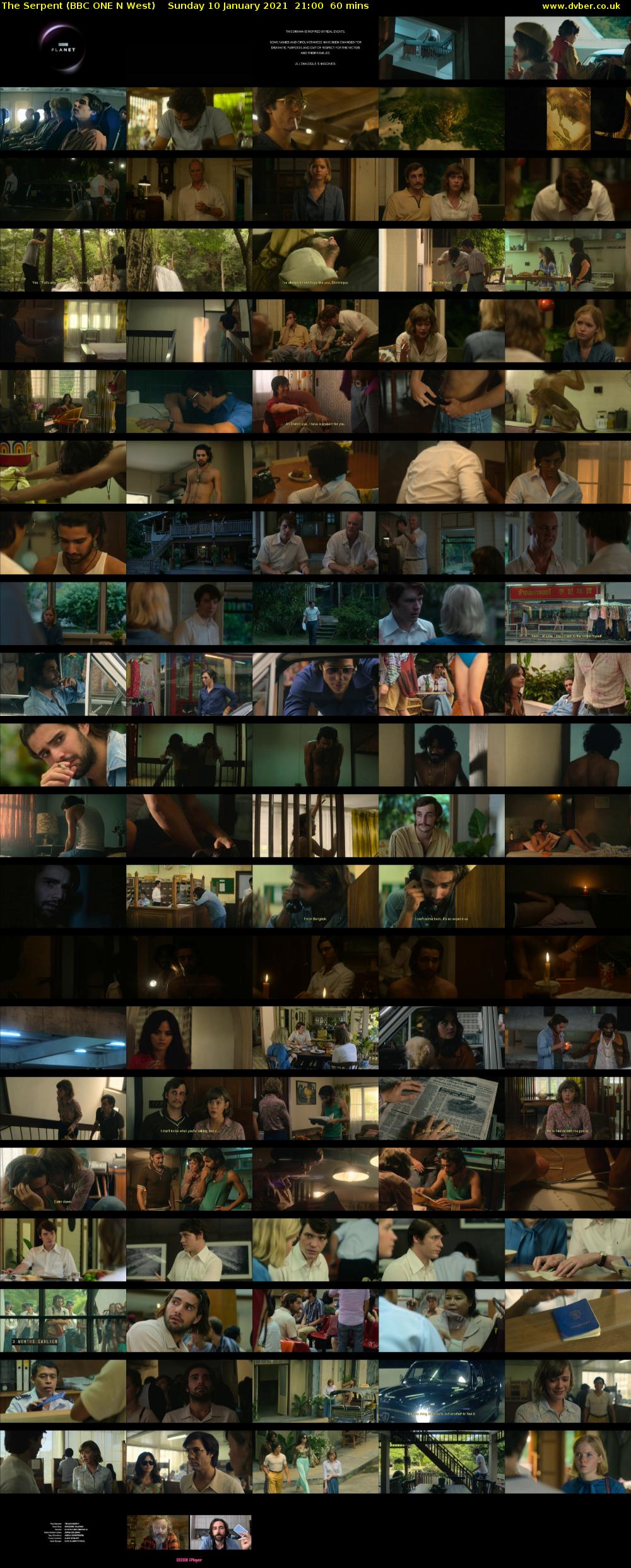 The Serpent (BBC ONE N West) Sunday 10 January 2021 21:00 - 22:00