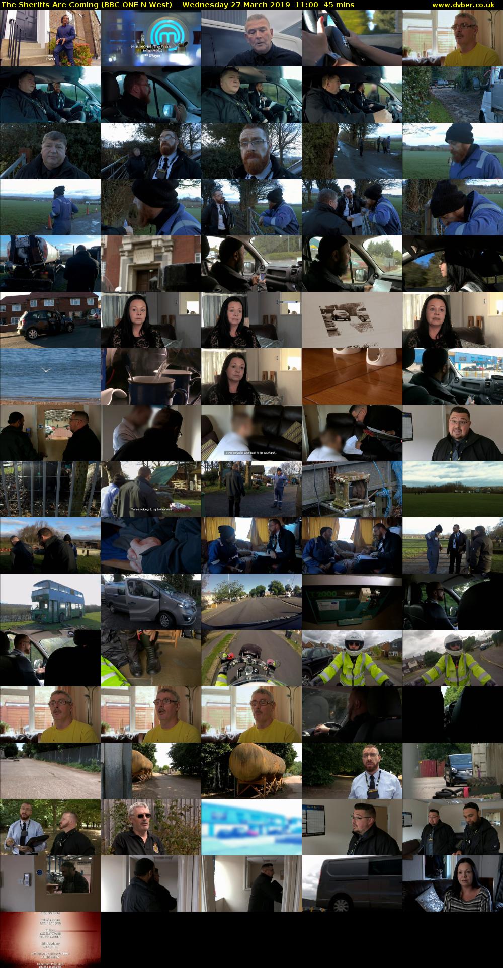 The Sheriffs Are Coming (BBC ONE N West) Wednesday 27 March 2019 11:00 - 11:45